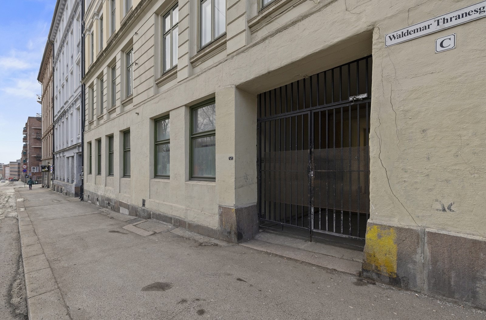 Det er inngang fra Uelands gate. Galleribilde