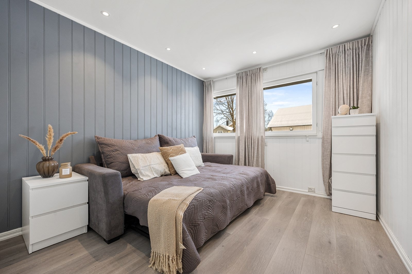 Soverom 3 er også av god størrelse og passer fint som barnerom, gjesterom, kontor, treningsrom eller liknende. Galleribilde