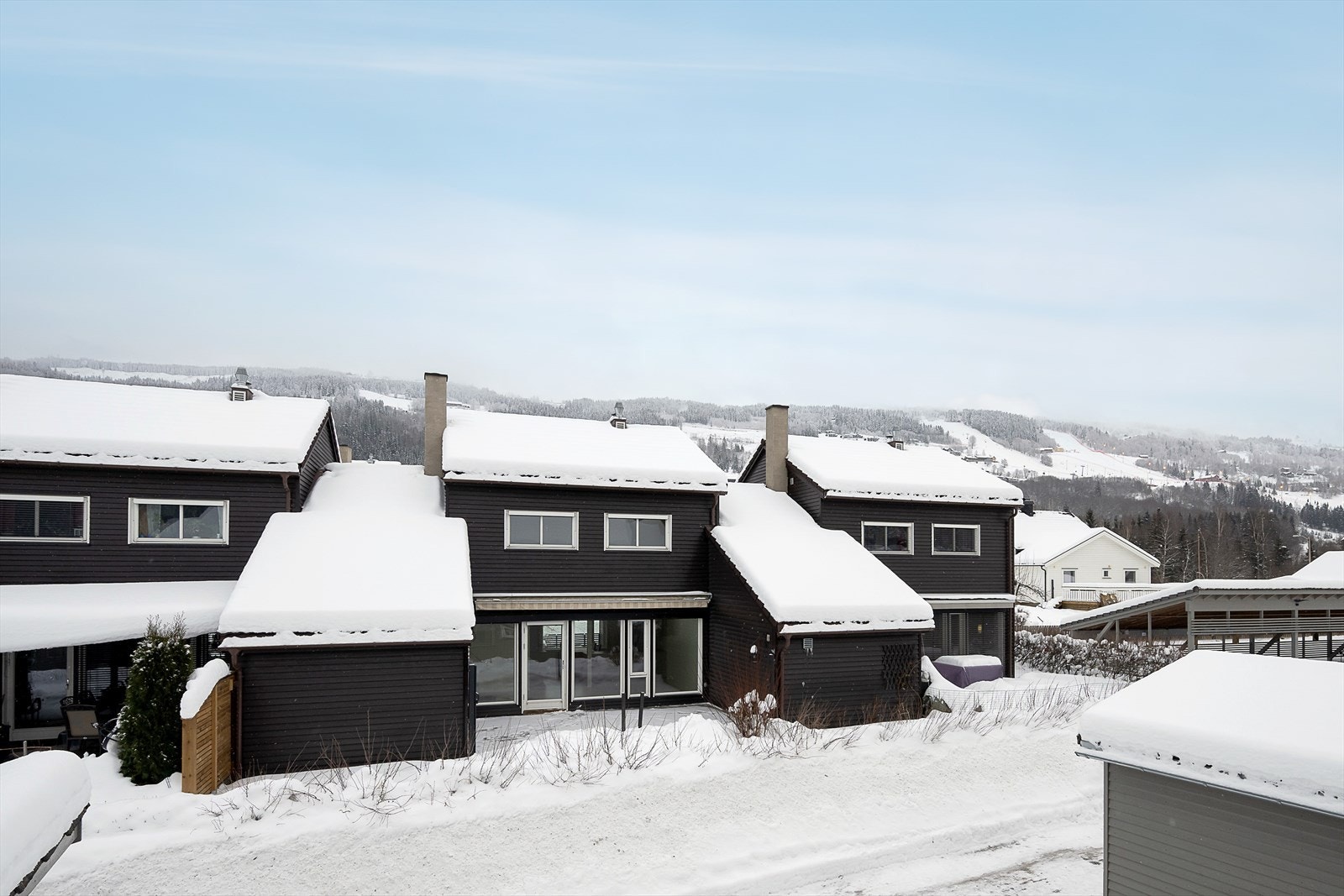 Et moderne rekkehus fra 2009. Galleribilde