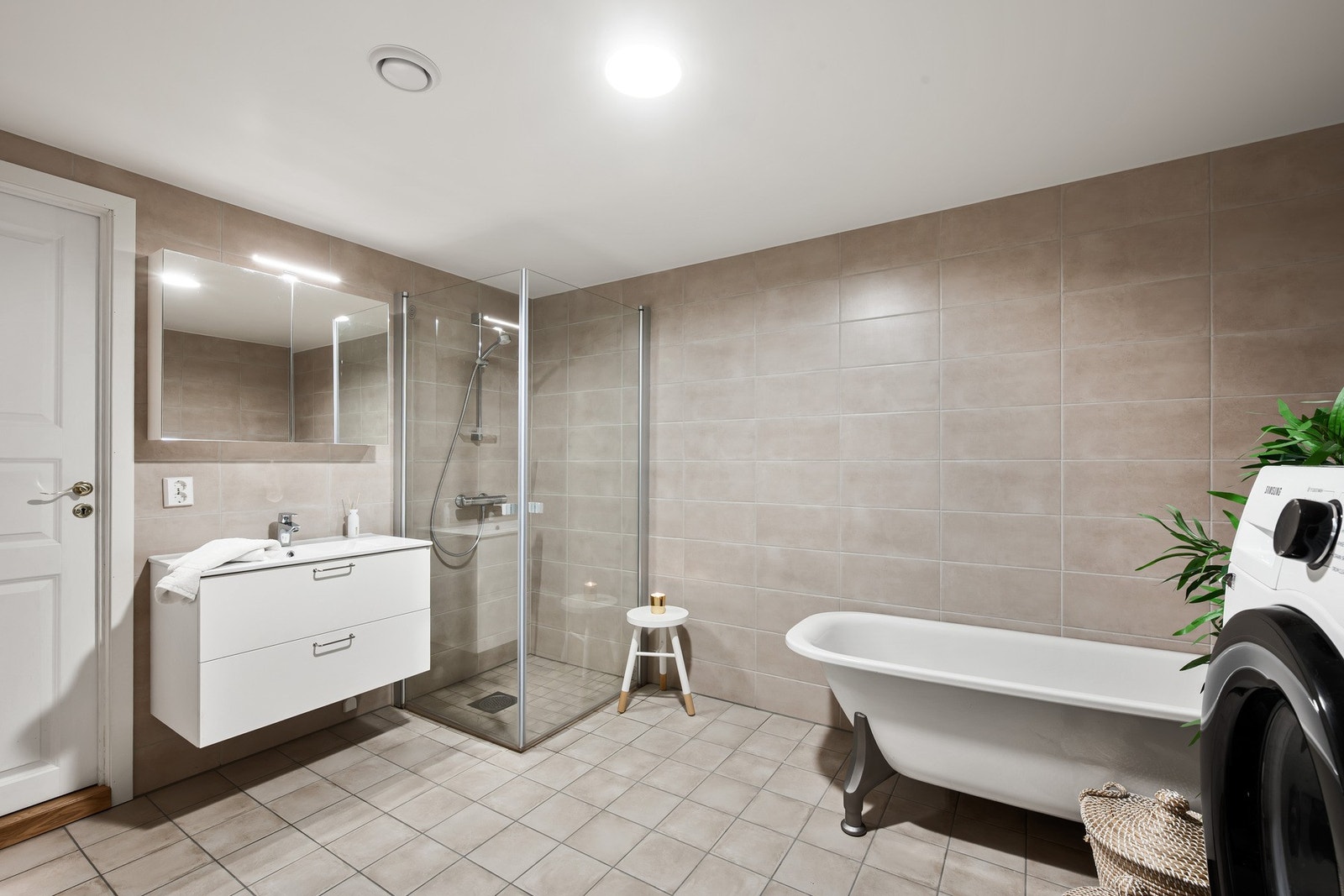 Bad ble oppgradert i regi av borettslaget i 2023. Galleribilde