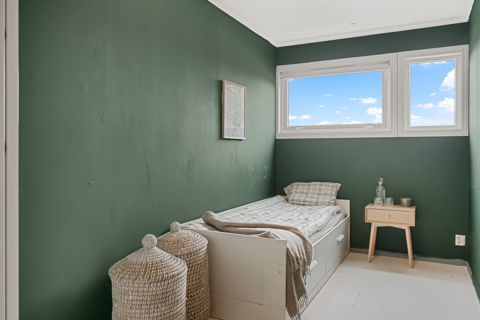 leiligheten byr på tre soverom. Galleribilde