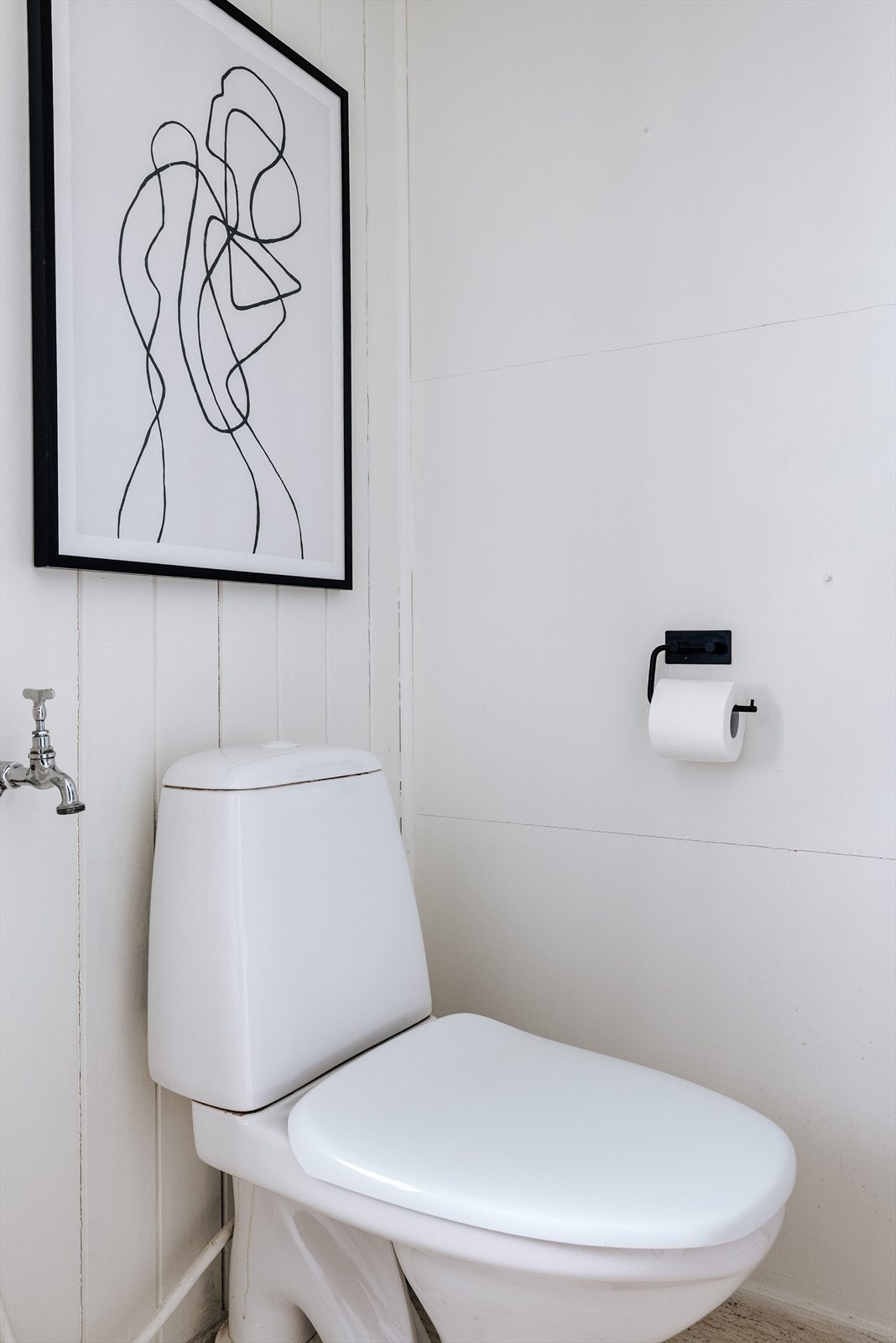 Rommet har også opplegg for vaskemaksin. Galleribilde