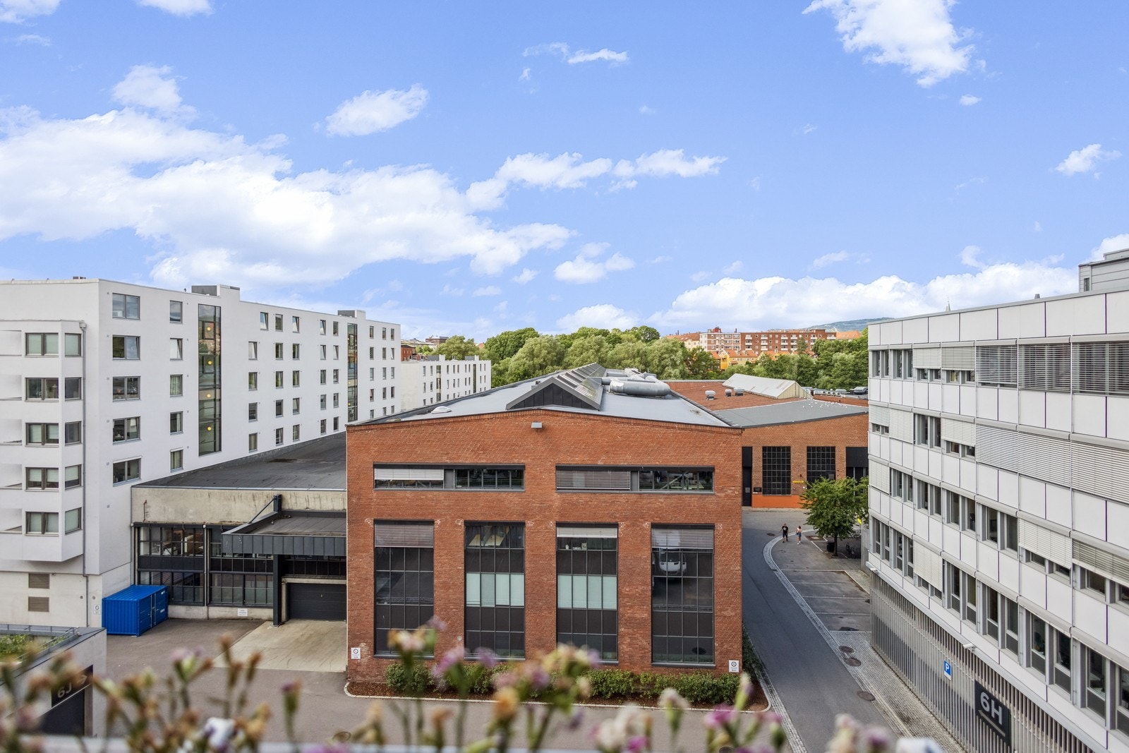 Utsikt fra balkongen. Galleribilde