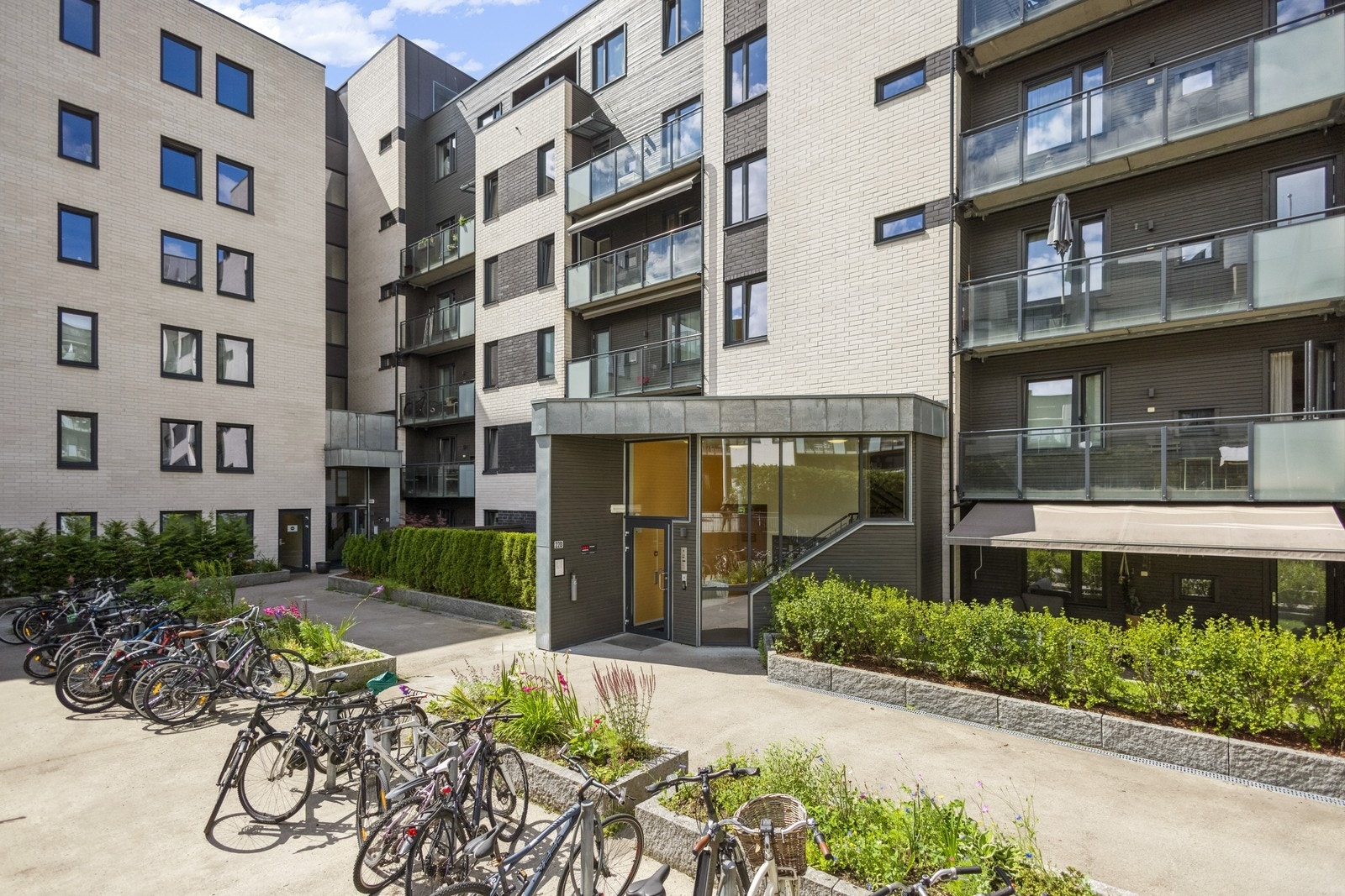 Byggets fasade. Galleribilde