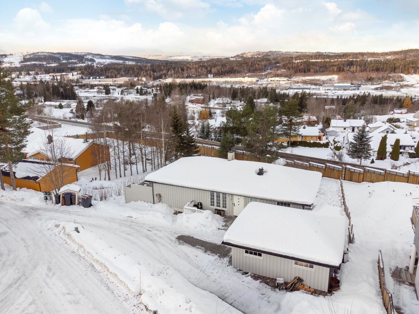 I Raufoss sentrum finnes du alt du trenger i hverdagen: kjøpesenter, dagligvare, bankfilial, treningssenter, cafeer m.m. Galleribilde