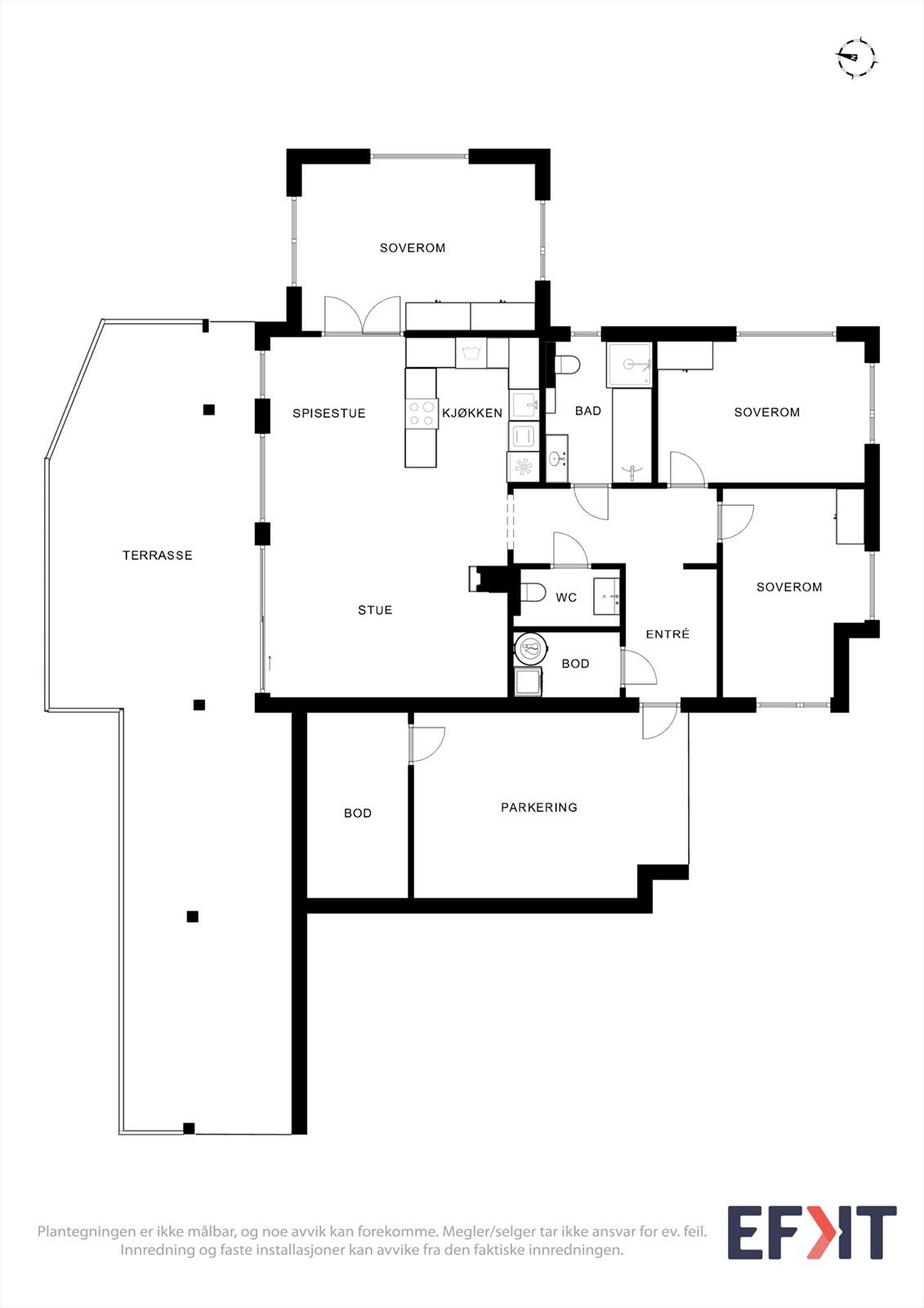 Plantegning Galleribilde