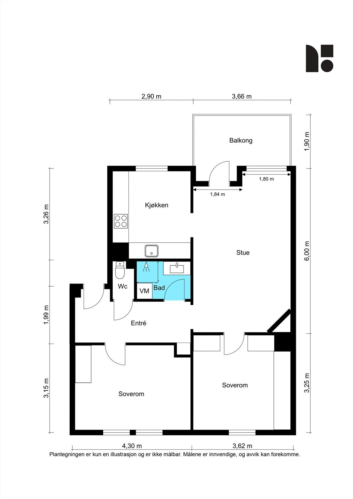 Dagens plantegning. Galleribilde