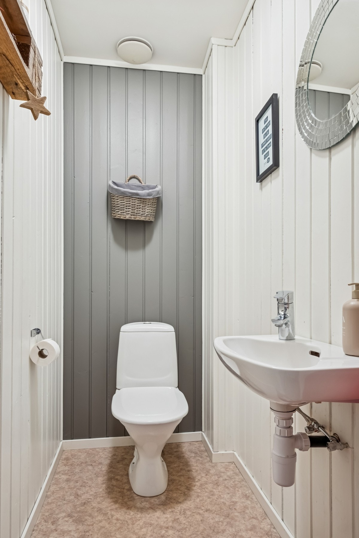 Toalettrom. Galleribilde