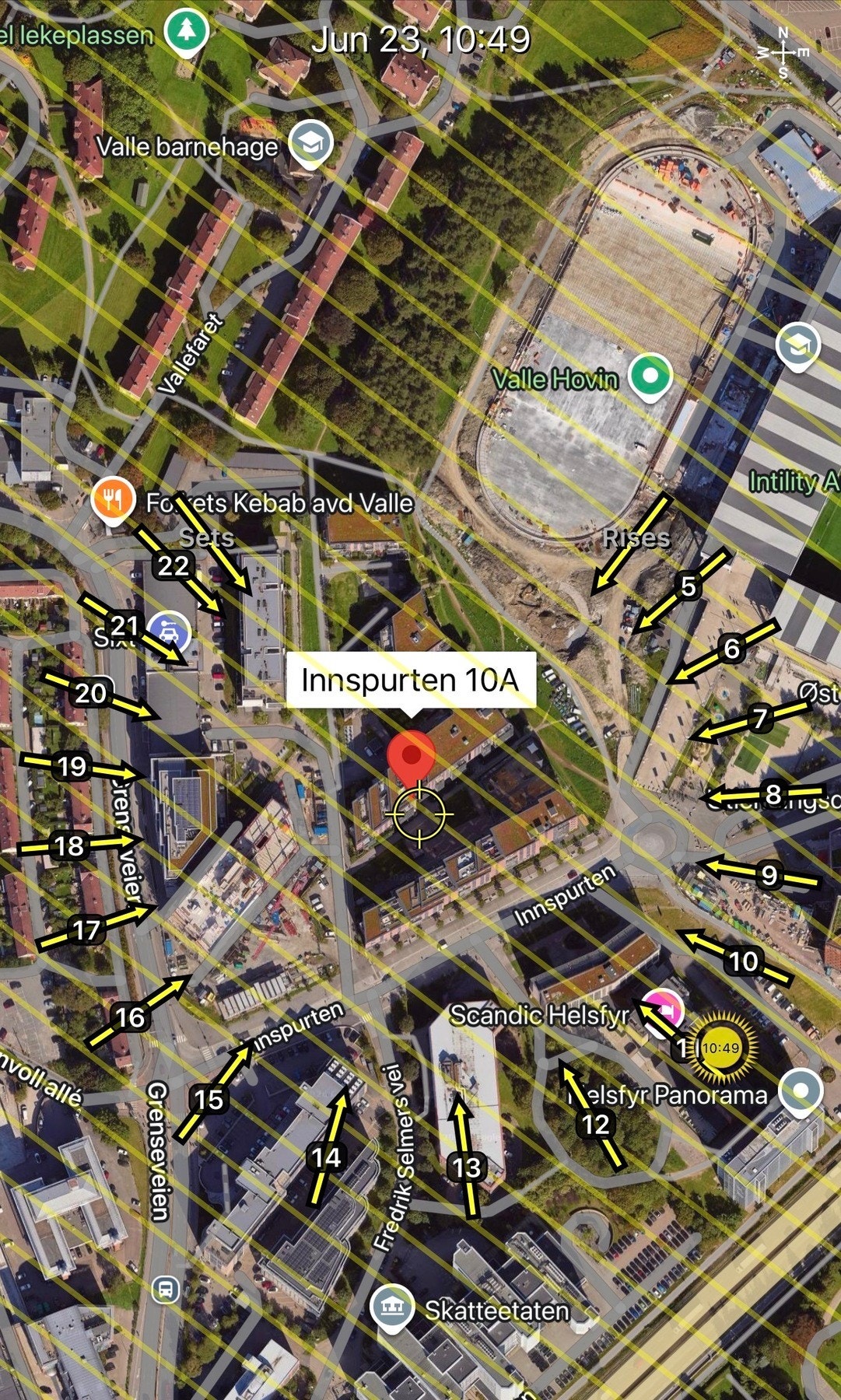 Soldiagram - 23.juni. Galleribilde