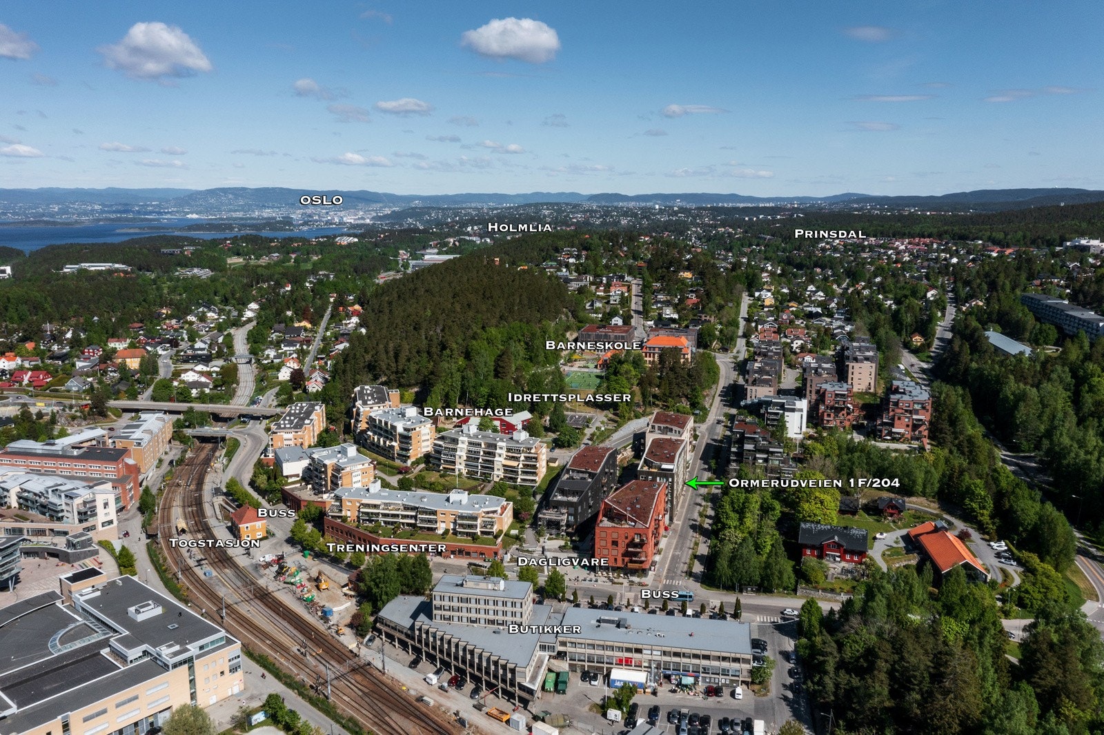 Dronefoto - sommer Galleribilde