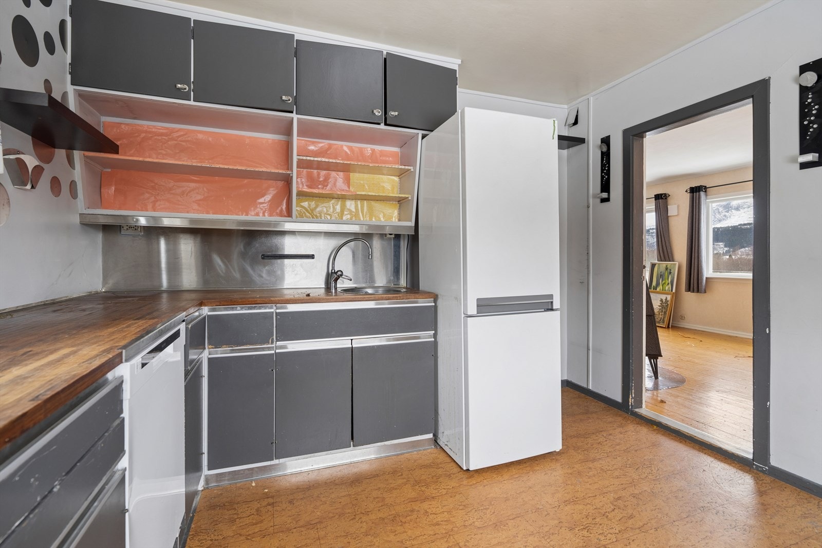 Retro kjøkken, bygget for varighet. Galleribilde