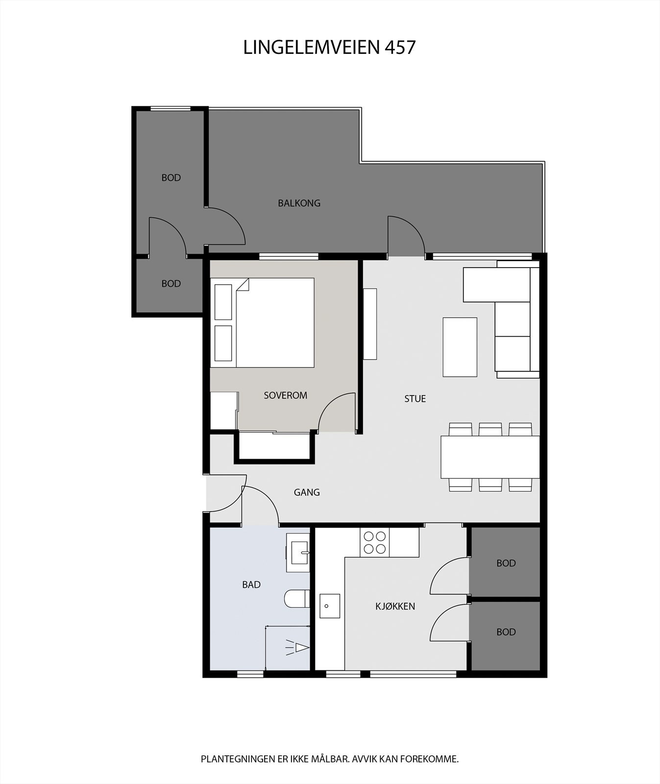 Plantegning Galleribilde