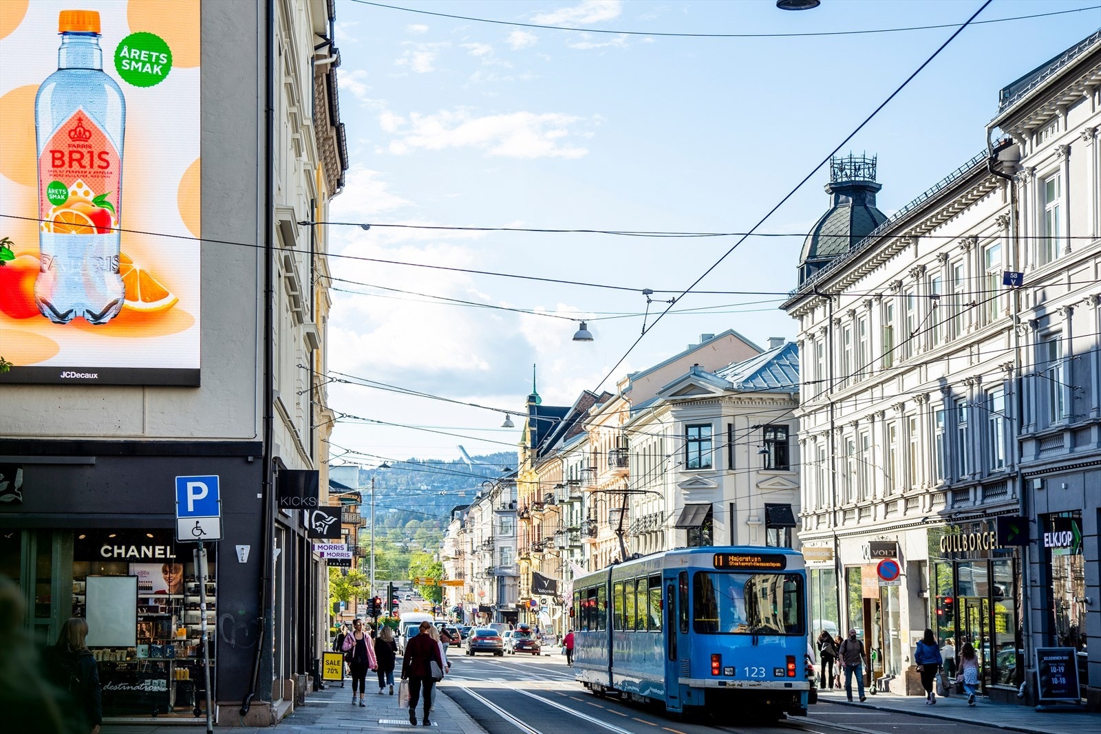 Kort vei til Bogstadveien. Leiligheten har et fantastisk utgangspunkt for aktiv bruk av alle byens tilbud Galleribilde
