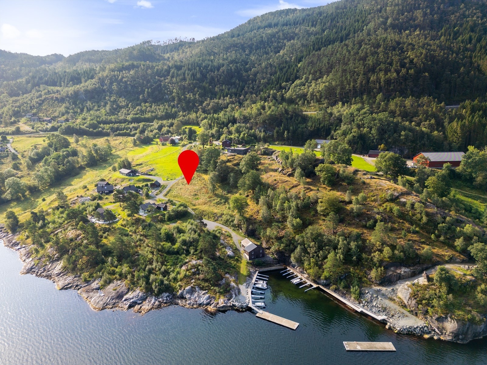 Fritidstomt på Breivik i Hjelmeland kommune presentert av eiendomsmegler Kristine Ree Espedal i EiendomsMegler 1 Jærmegleren. Foto: Eivind Dirdal Galleribilde