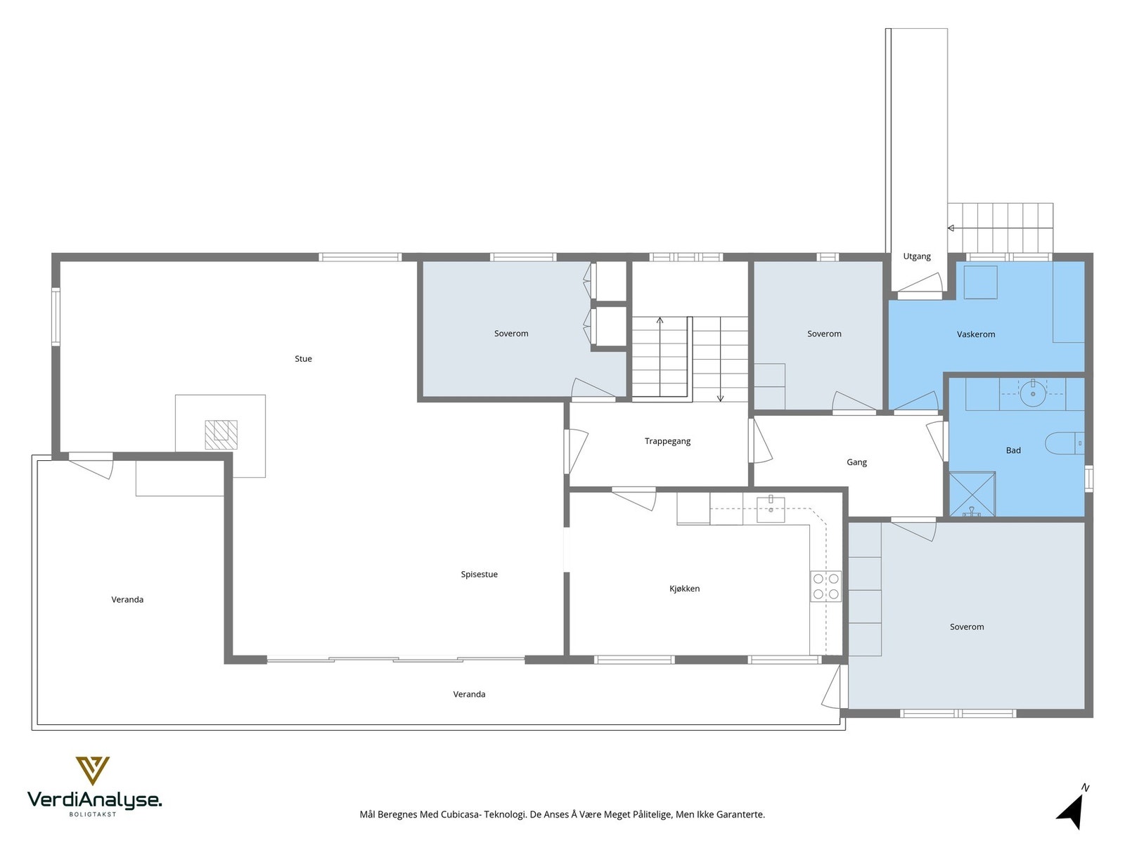 Planskisse Hovedetasje Galleribilde