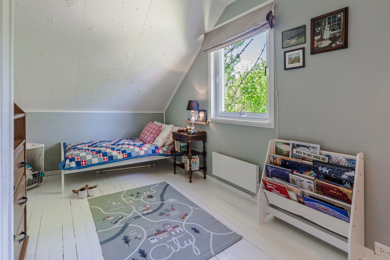 Soverom 3 har et praktisk areal som egner seg godt som barnerom, gjesterom eller hjemmekontor - avhengig av behov. Galleribilde