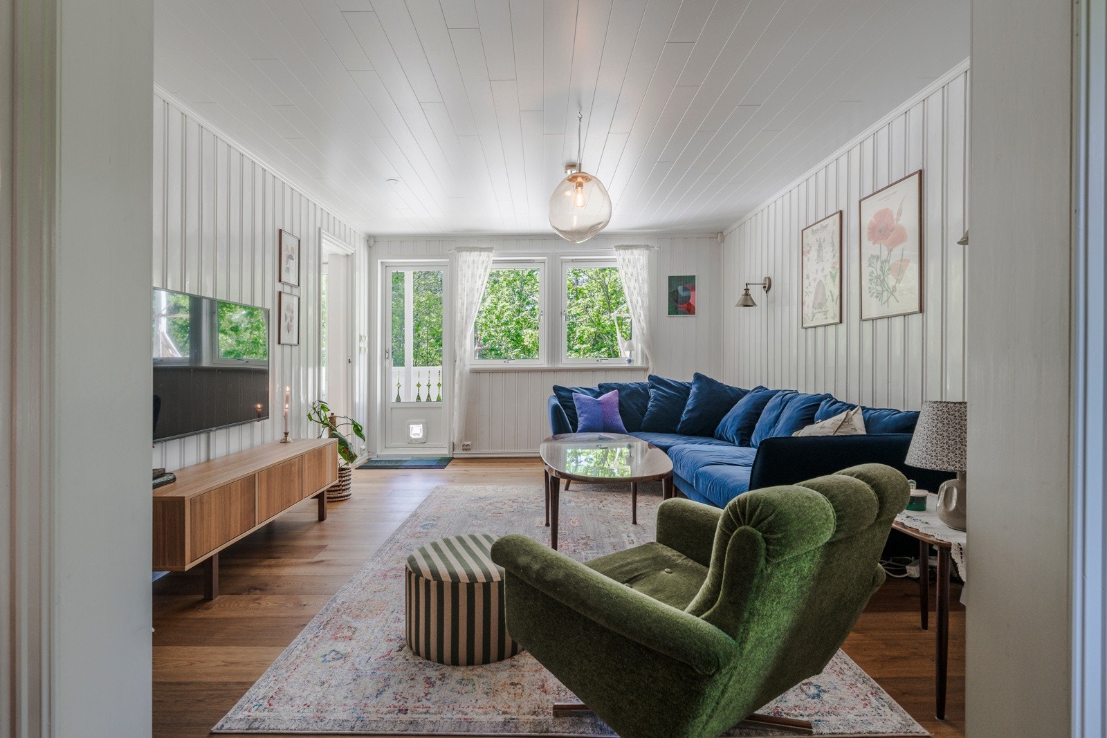 Utgang til til den flotte, store terrassen. Galleribilde