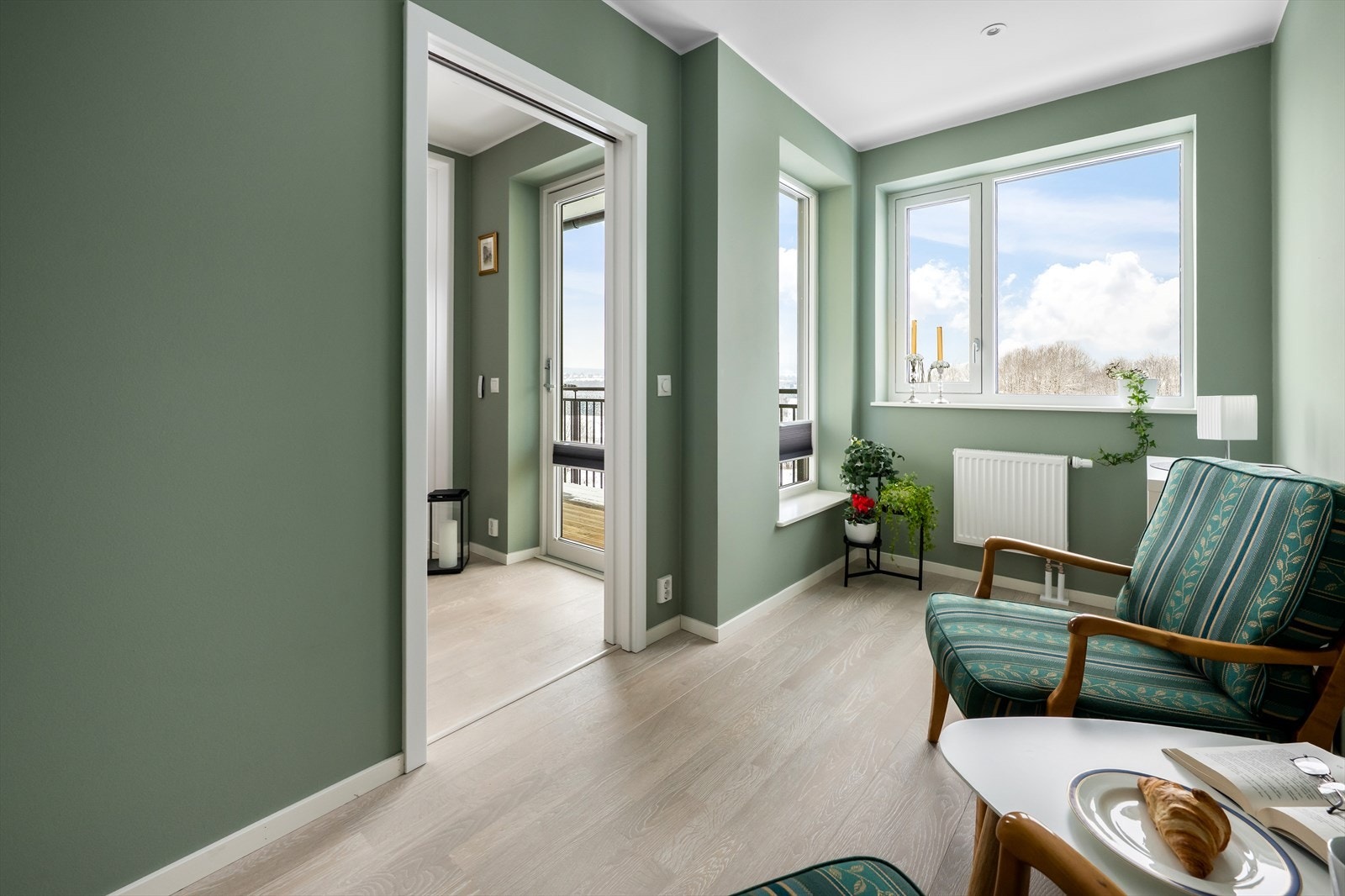 Leiligheten har totalt tre soverom. Galleribilde