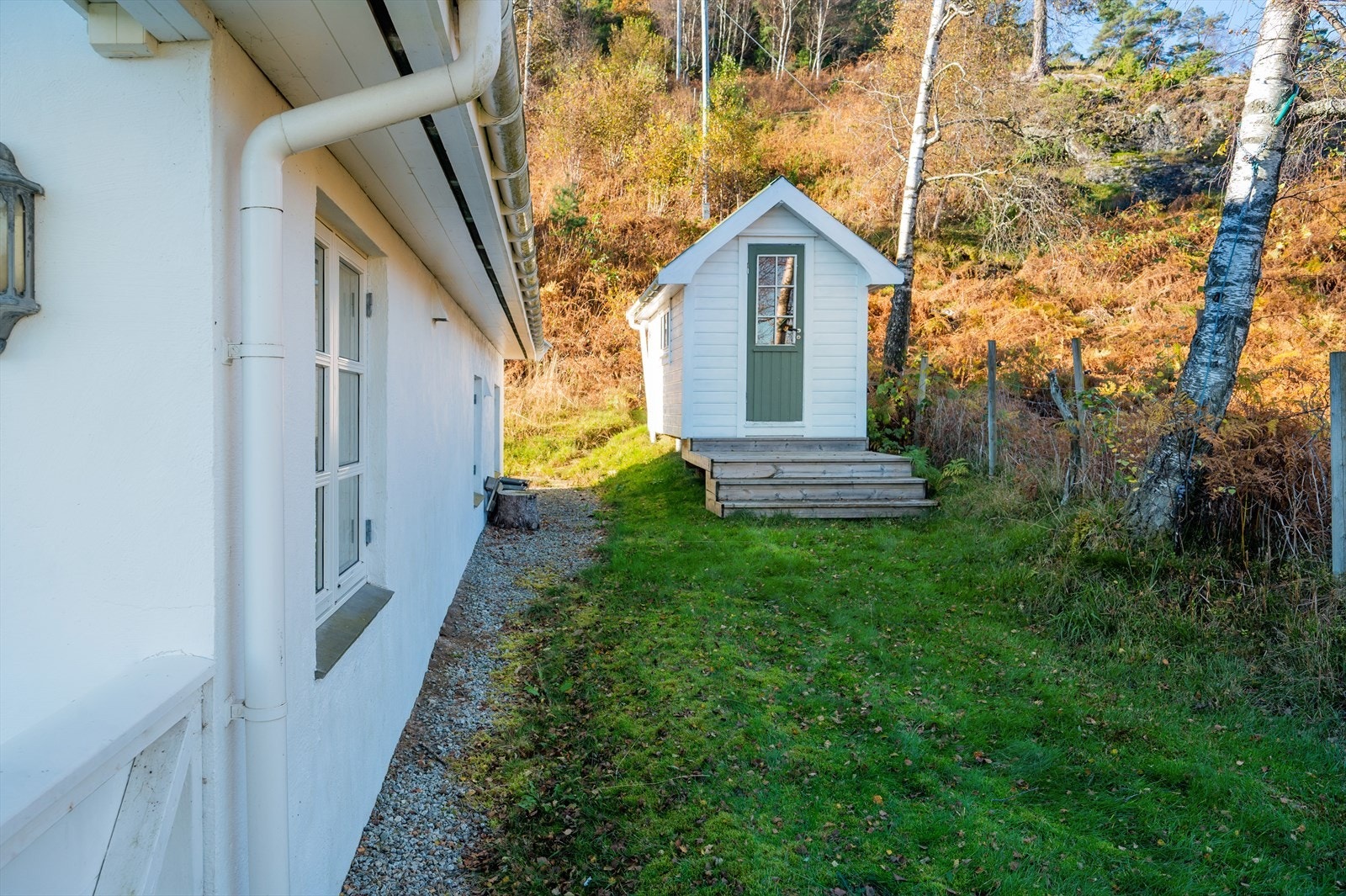 Ekstern praktisk bod på utsiden, se punkt. ferdigattest i salgsoppgaven. Galleribilde