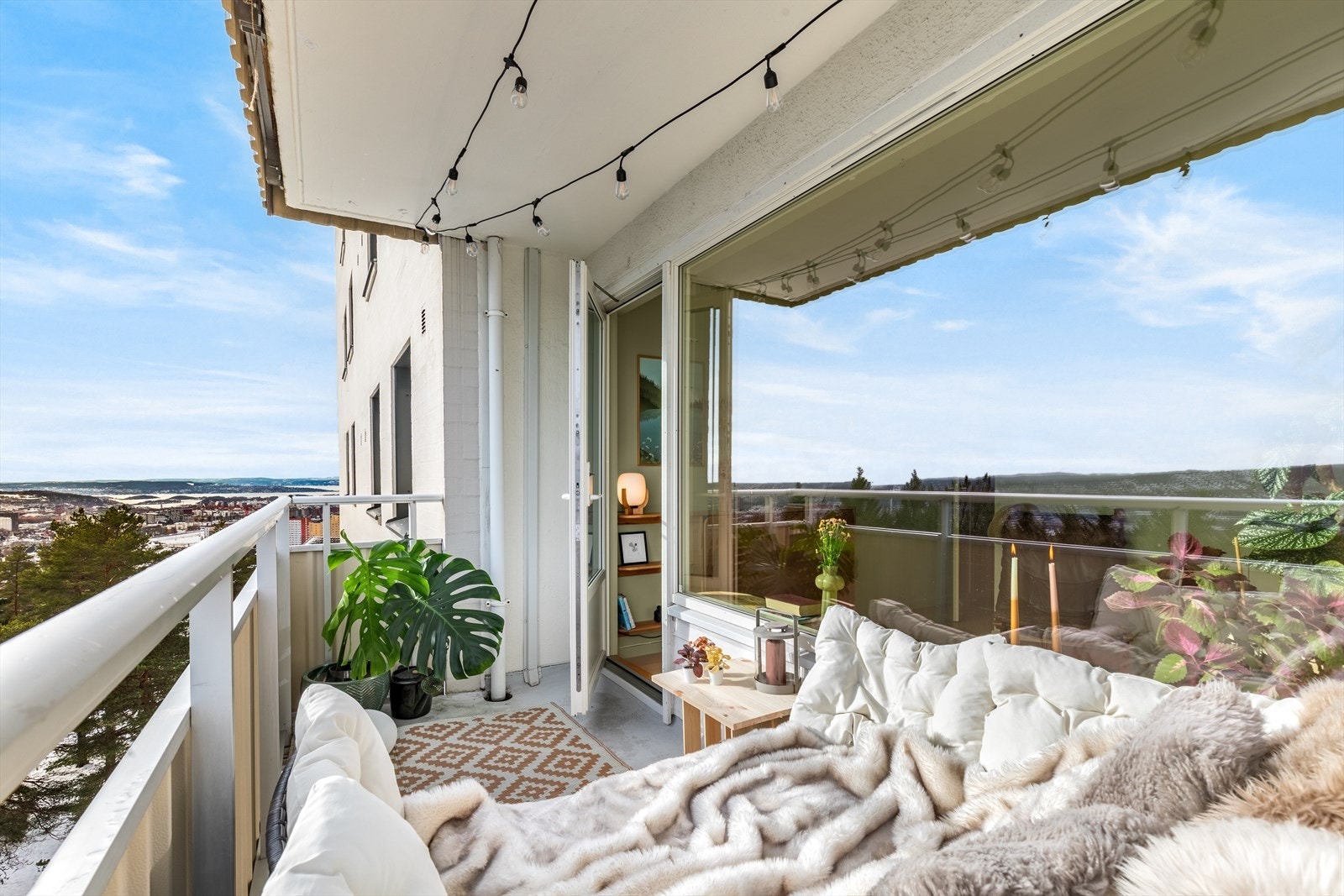 Her får du godt morgen- og formiddagslys, og området oppleves som stille og tilbaketrukket Galleribilde