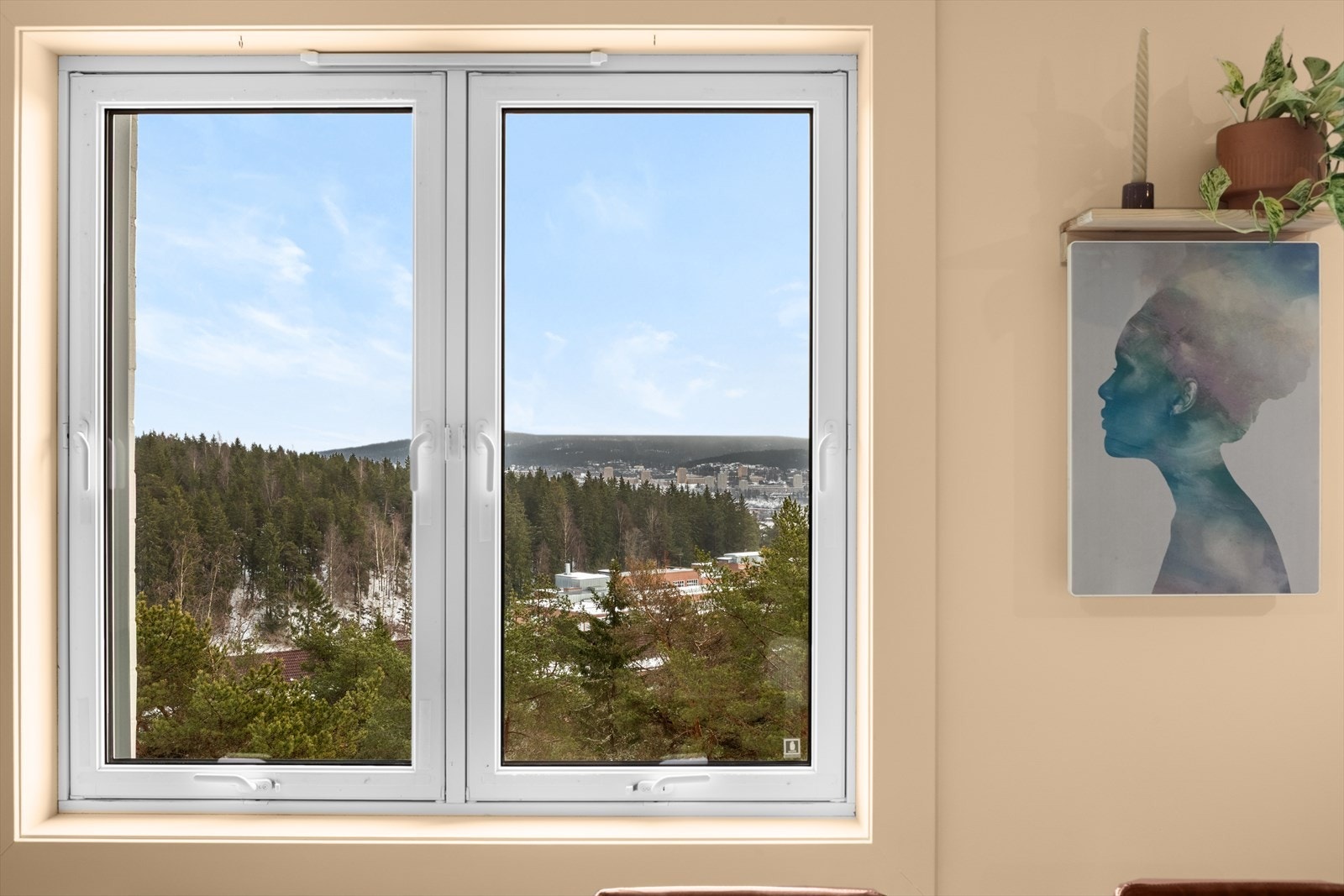 Utsiktbilde. Galleribilde