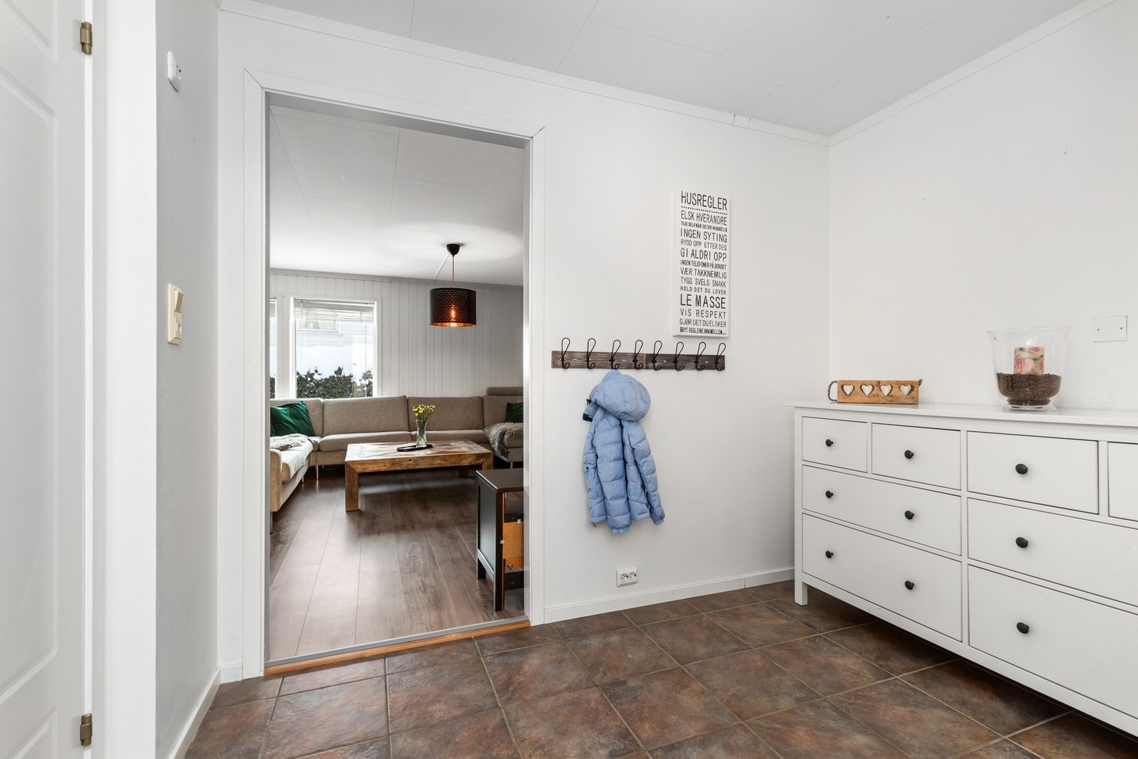Entréen - det første møte med boligen. Galleribilde
