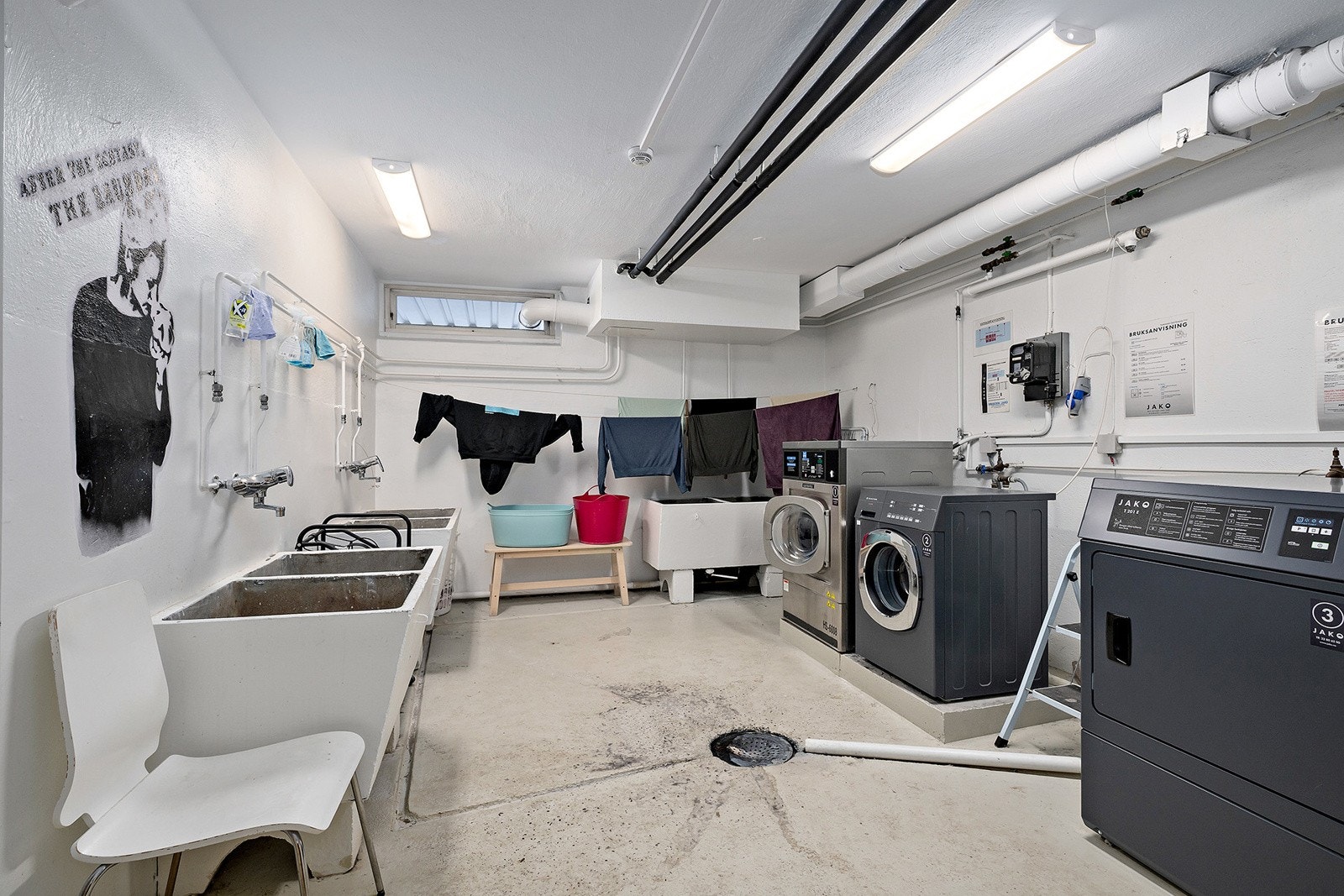 Fellesvaskeri i borettslaget Galleribilde