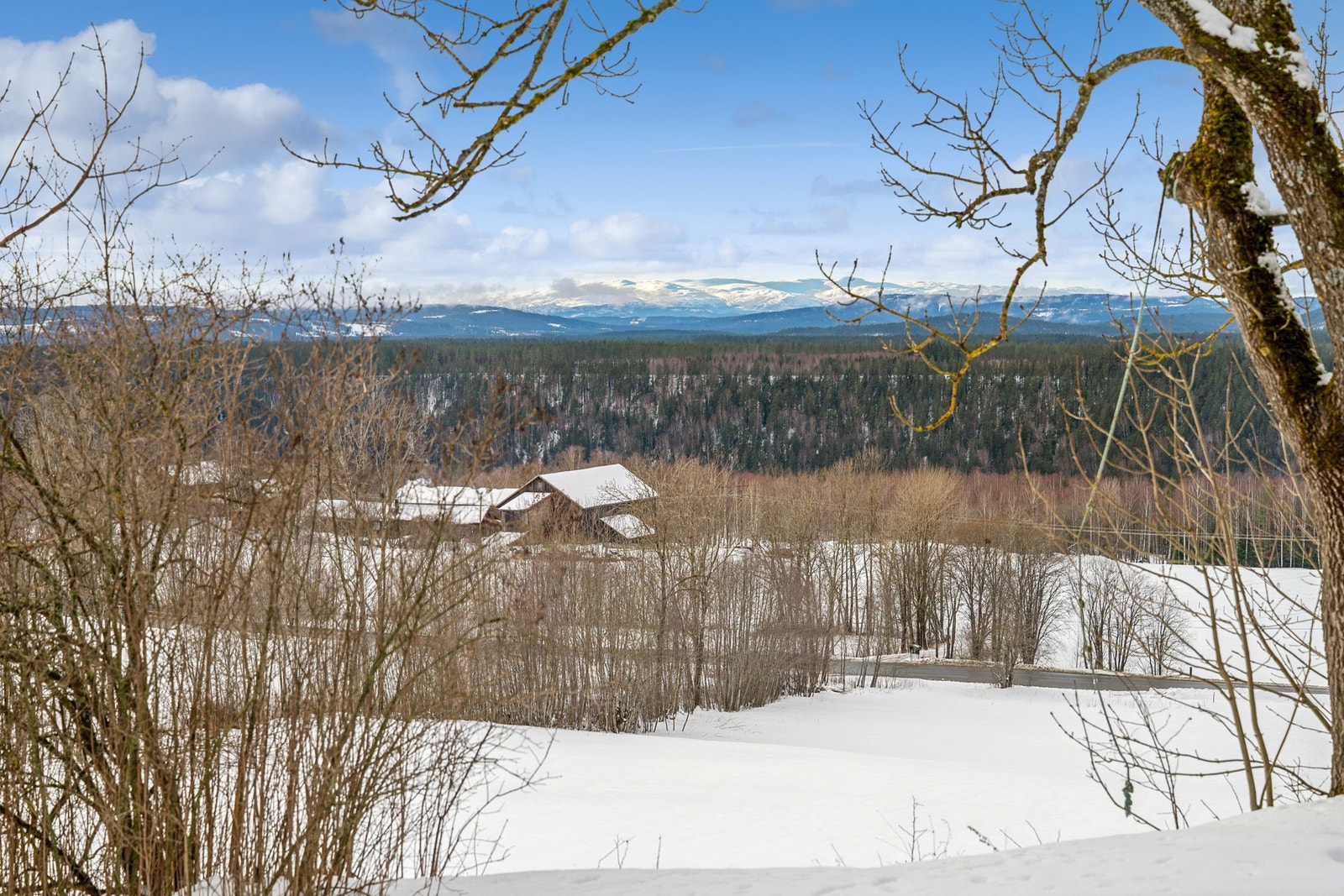 Utsikt mot vest og Norefjell i det fjerne. Galleribilde