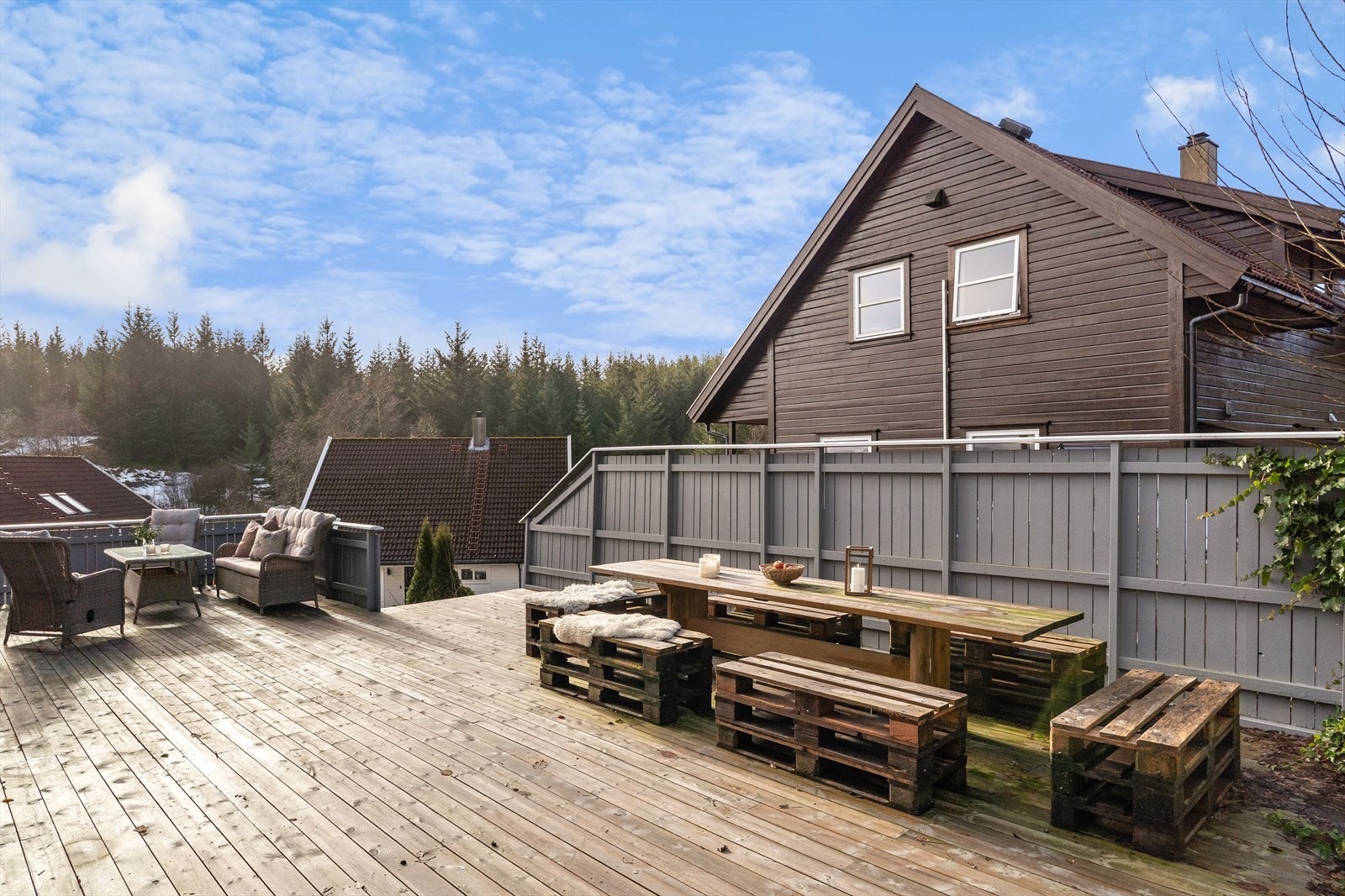 Stor kjekk altan Galleribilde