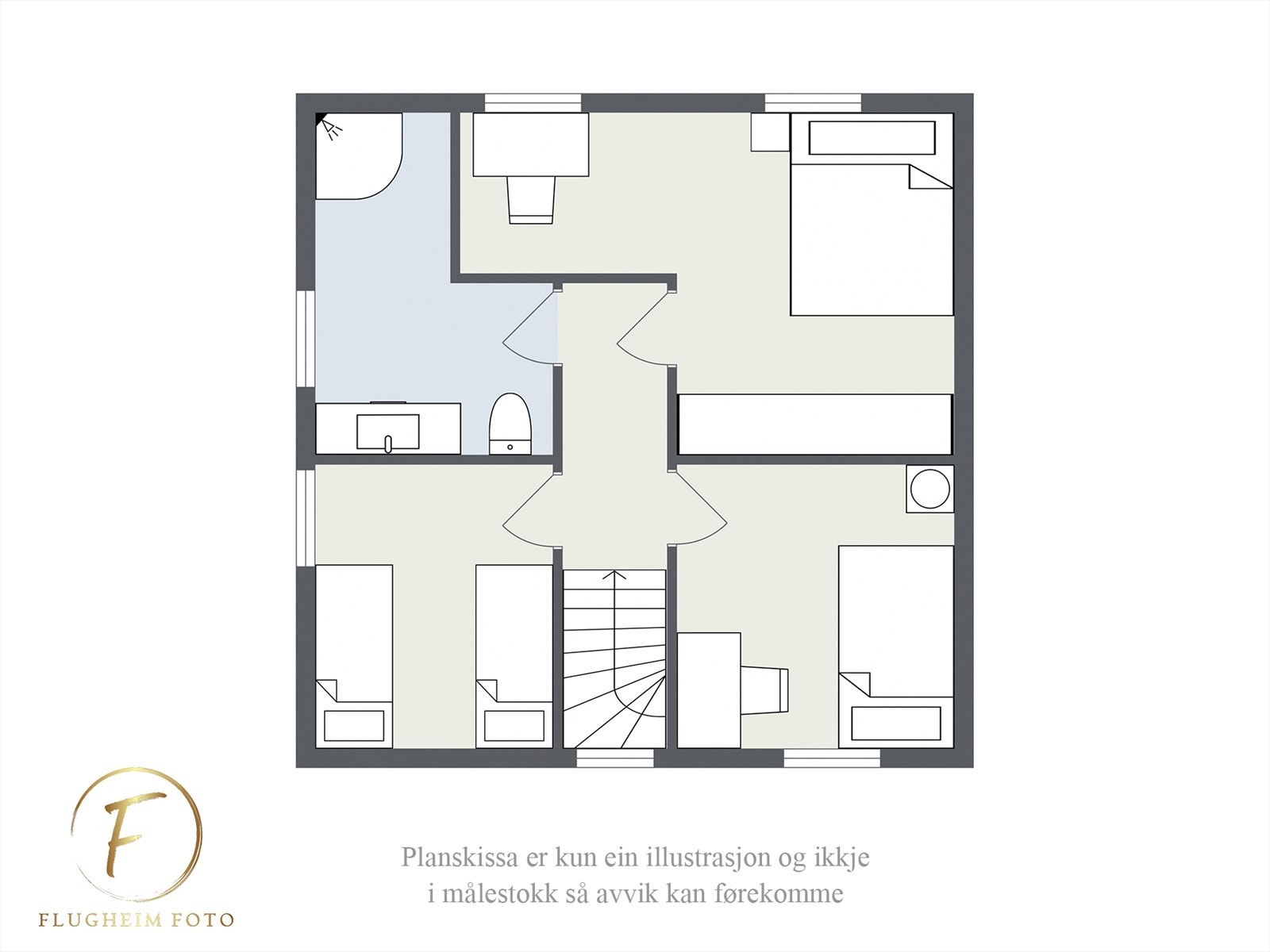 Planteikning - 2. Etasje Galleribilde