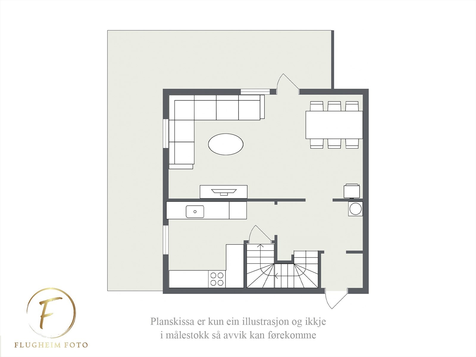 Planteikning - 1. Etasje Galleribilde