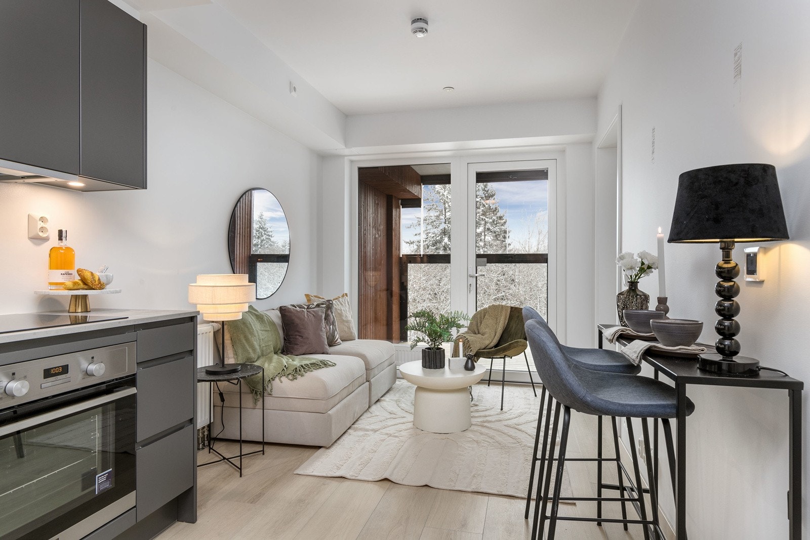 Velkommen til Døliringen 23, leilighet M603! Helt ny og effektiv 2-roms selveierleilighet i det populære prosjektet Vestskogen - ferdigstilt i 2026! Galleribilde