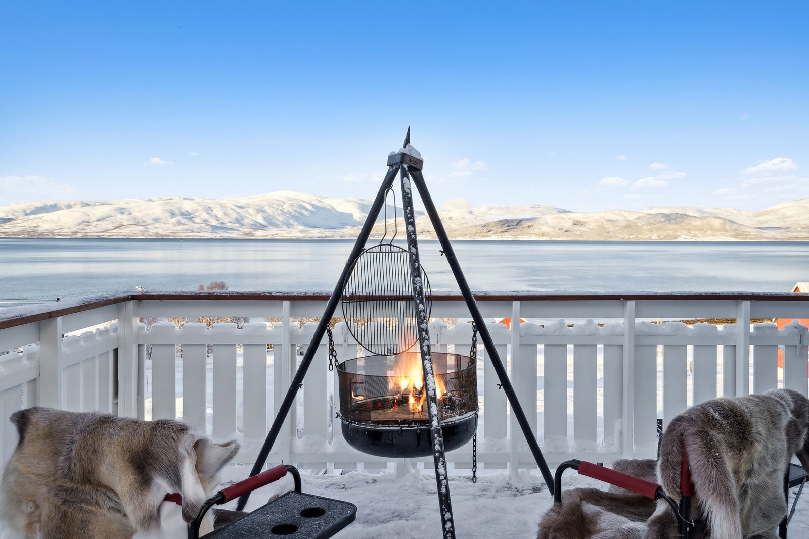 Fantatsisk utsikt og solforhold Galleribilde