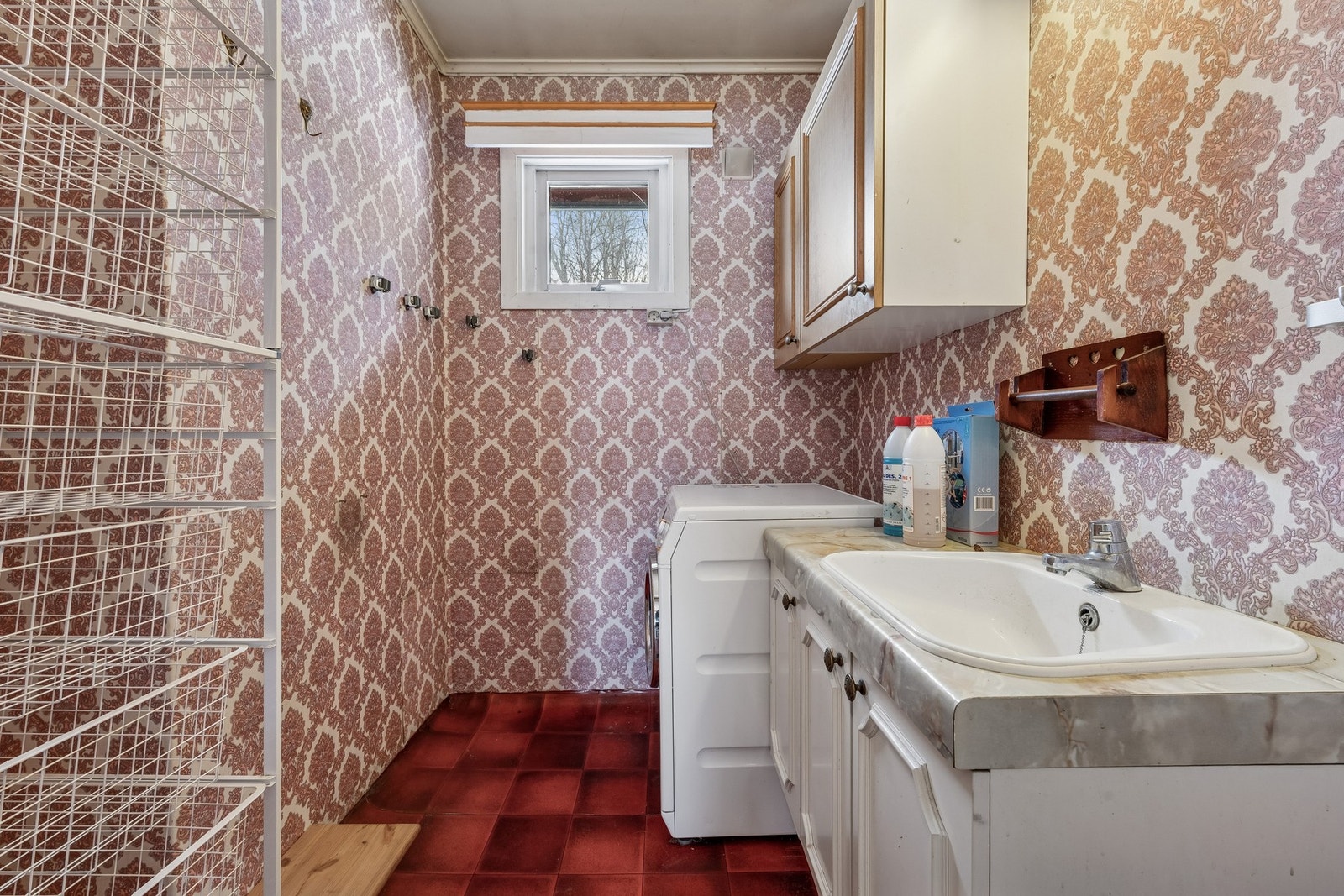 Praktisk vaskerom i 1. etasje. Galleribilde