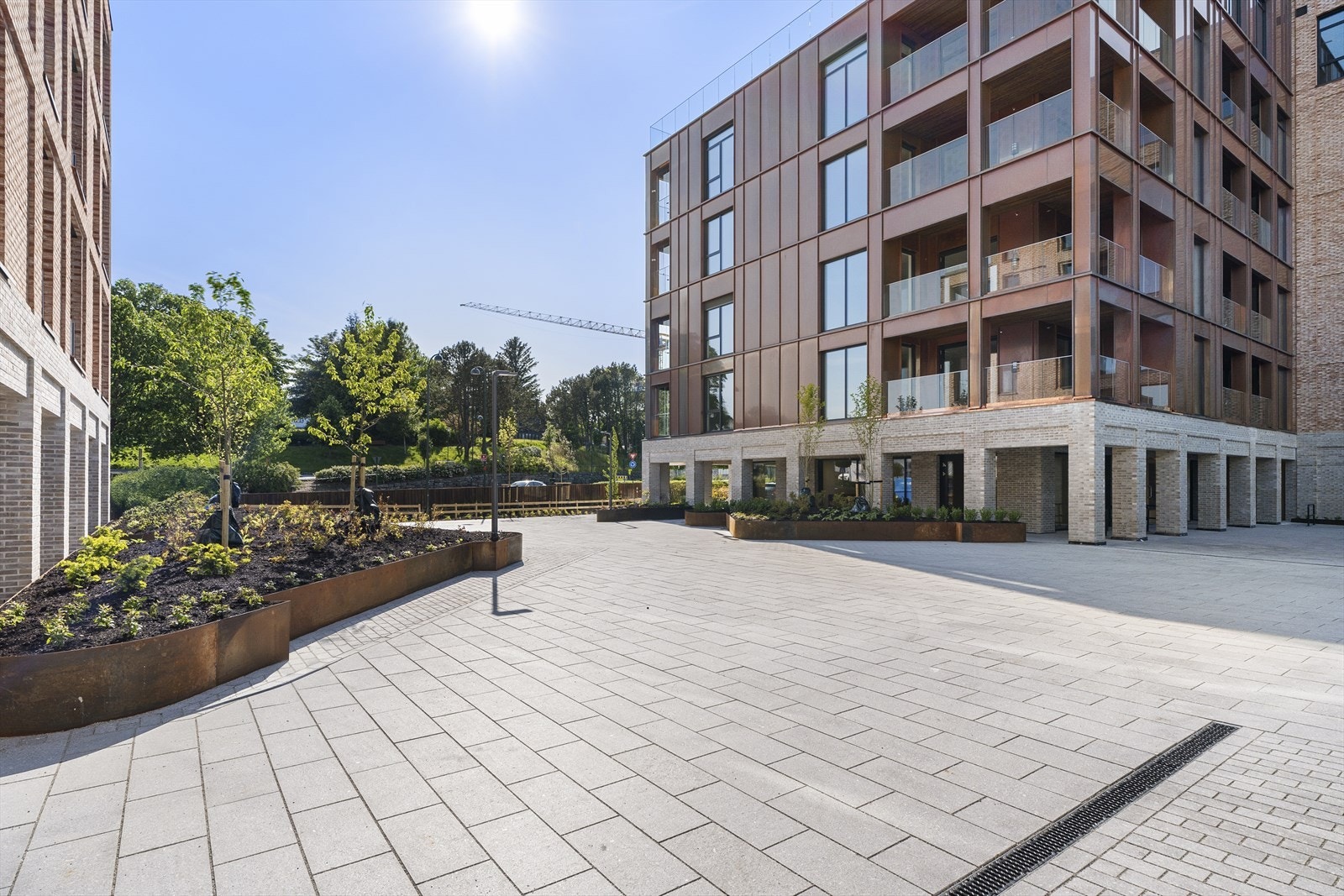 Arkitekturen og materialvalget vil falle i smak hos de særlig kvalitetsbevisste Galleribilde