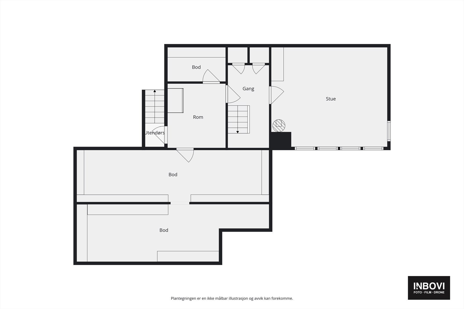 Plantegning kjeller Galleribilde