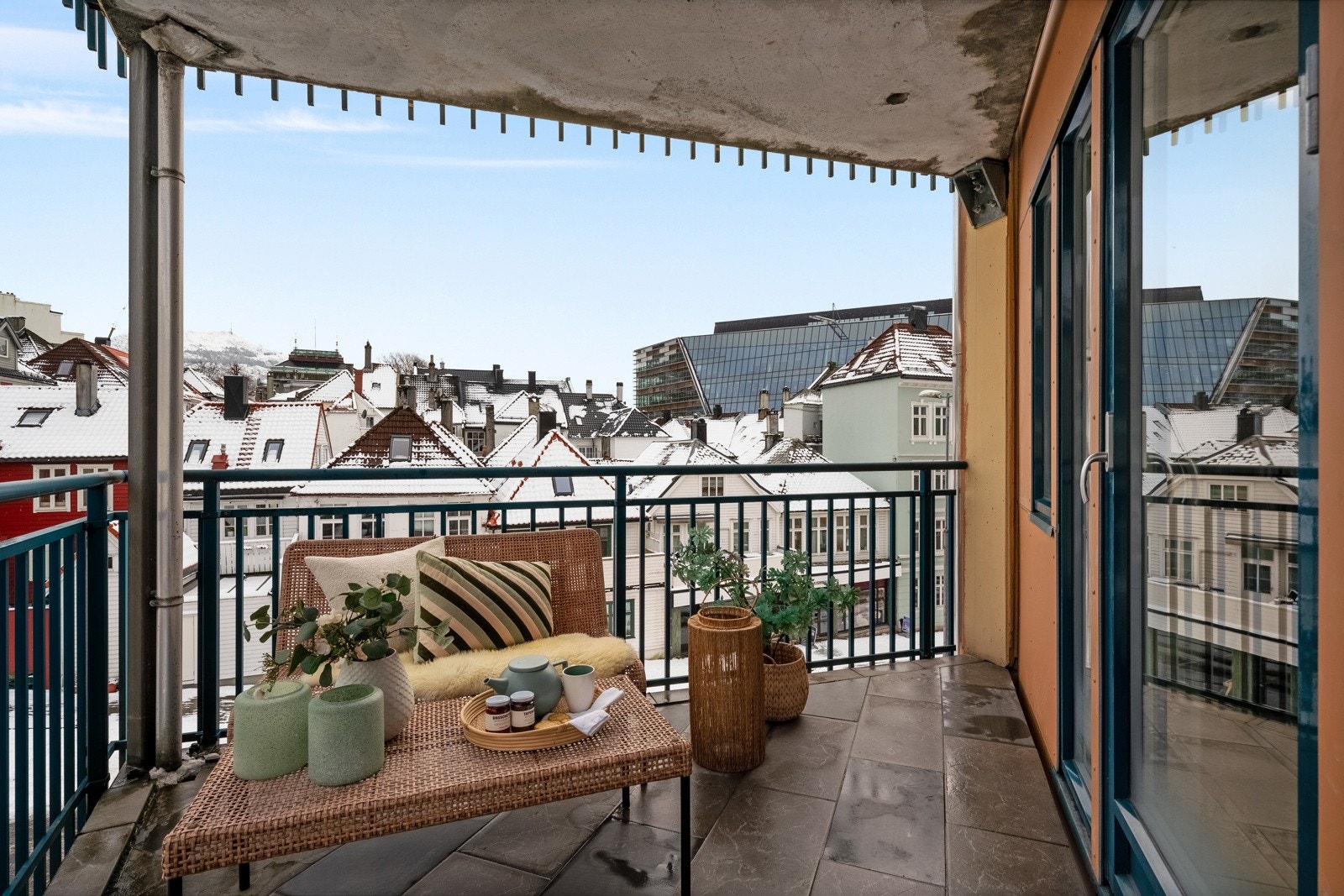 - Her kan du kan nyte morgenkaffen eller rolige ettermiddager på sommeren - Galleribilde