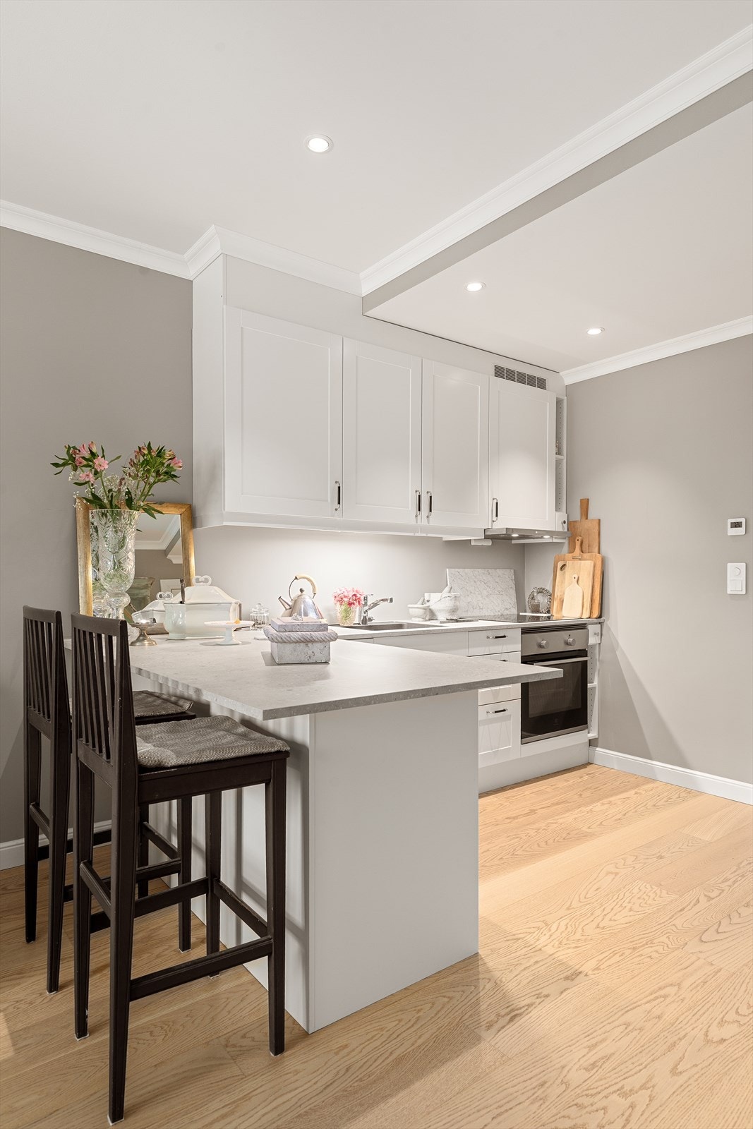 Lekkert kjøkken med innredning fra Sigdal Galleribilde