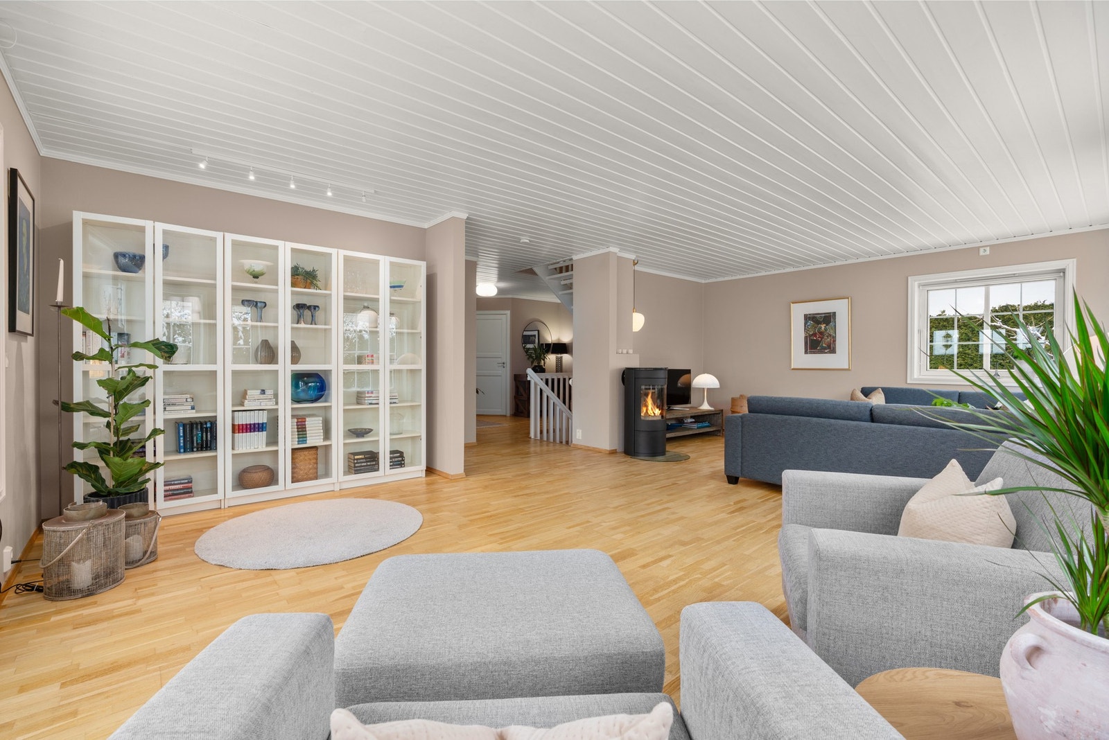 Selve hjertet i denne boligen er den herlige stuen i 1. etasje Galleribilde