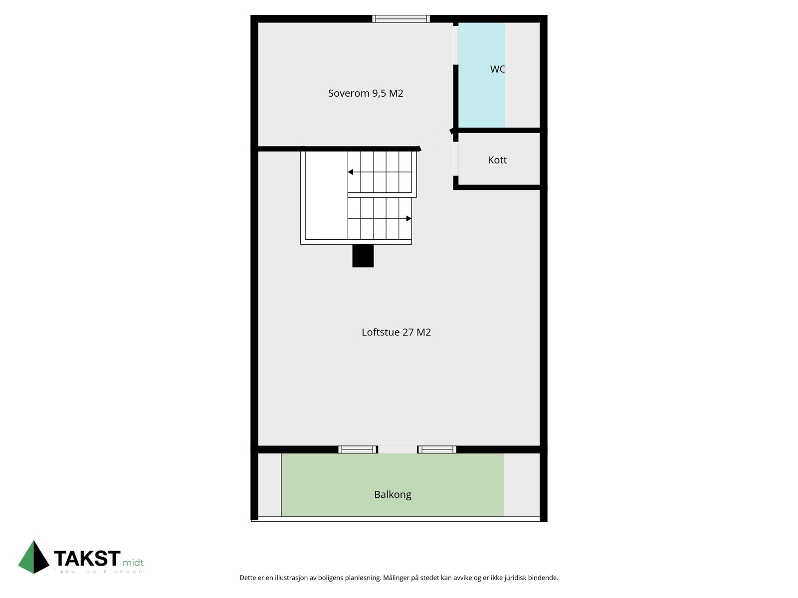 Plan, loft. Galleribilde