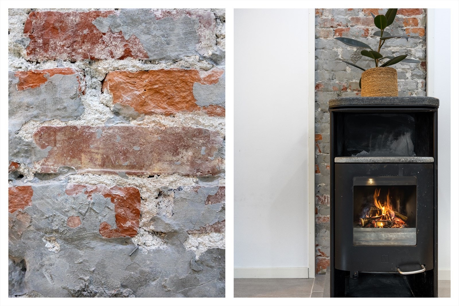 Peisovn i stue gir lun og god varme på kalde vinterdager Galleribilde