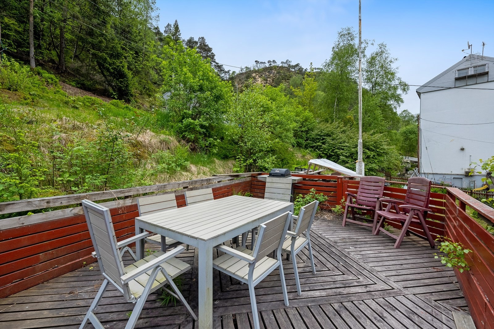 Felles uteplass i sameiet Galleribilde