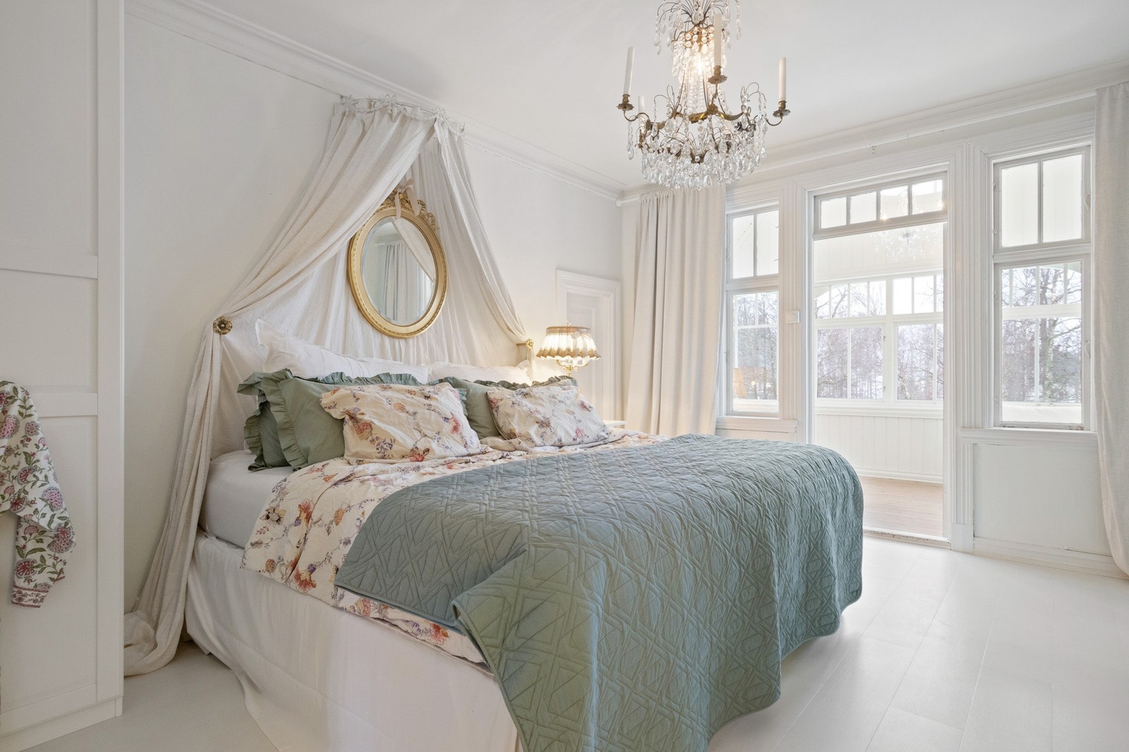 Hovedsoverommet fremstår som et lyst og innbydende rom. Galleribilde