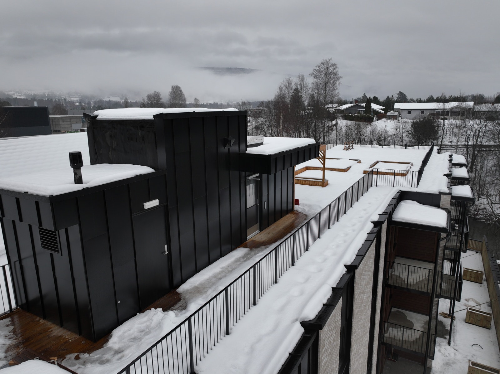 Utgang til takterrasse Galleribilde