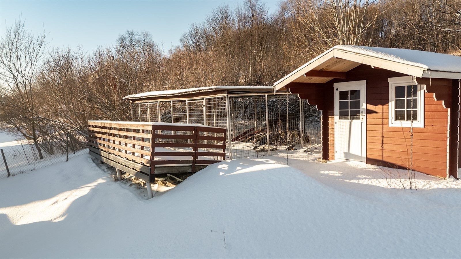 Hundegård og uthus Galleribilde