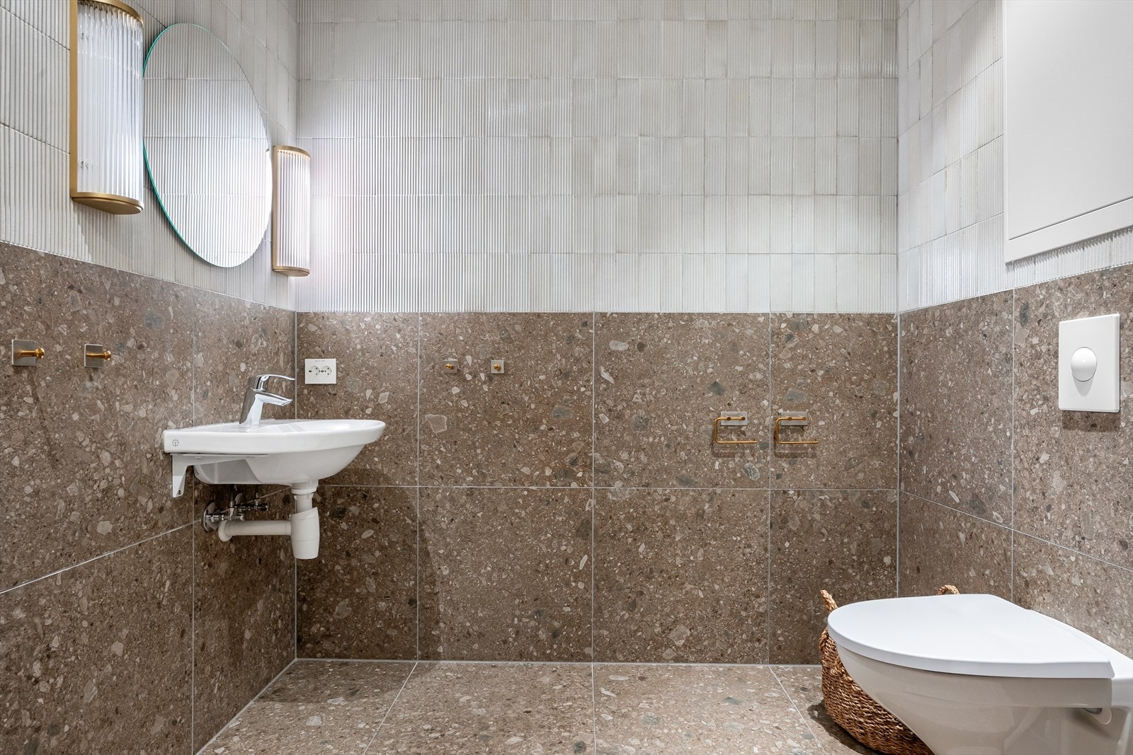 Praktisk wc i selskapslokalet. Galleribilde