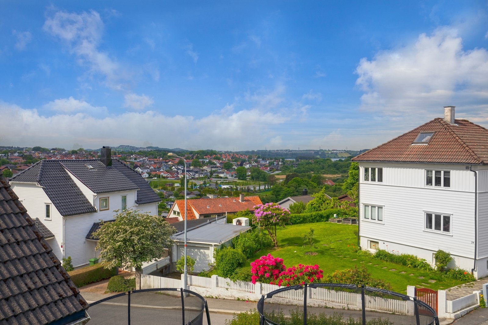 Utsikt om sommeren Galleribilde