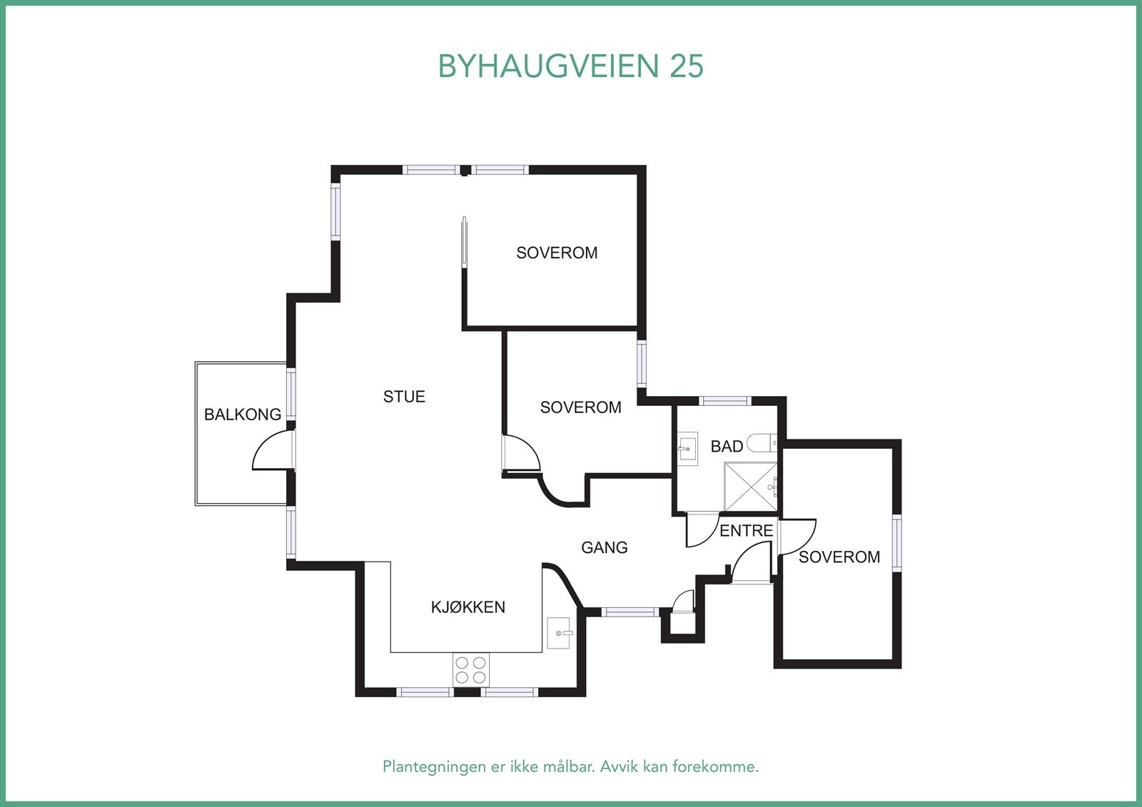 Plantegning Galleribilde