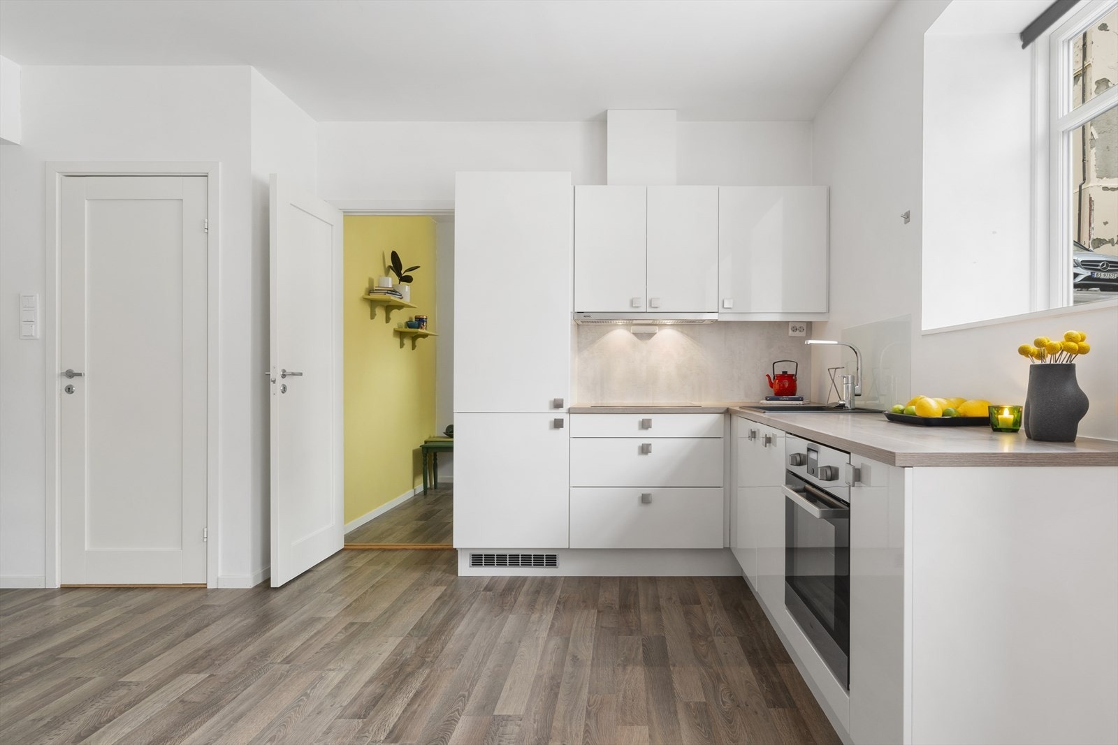 Fra stuen er det adkomst til bad og
soverommet. Galleribilde