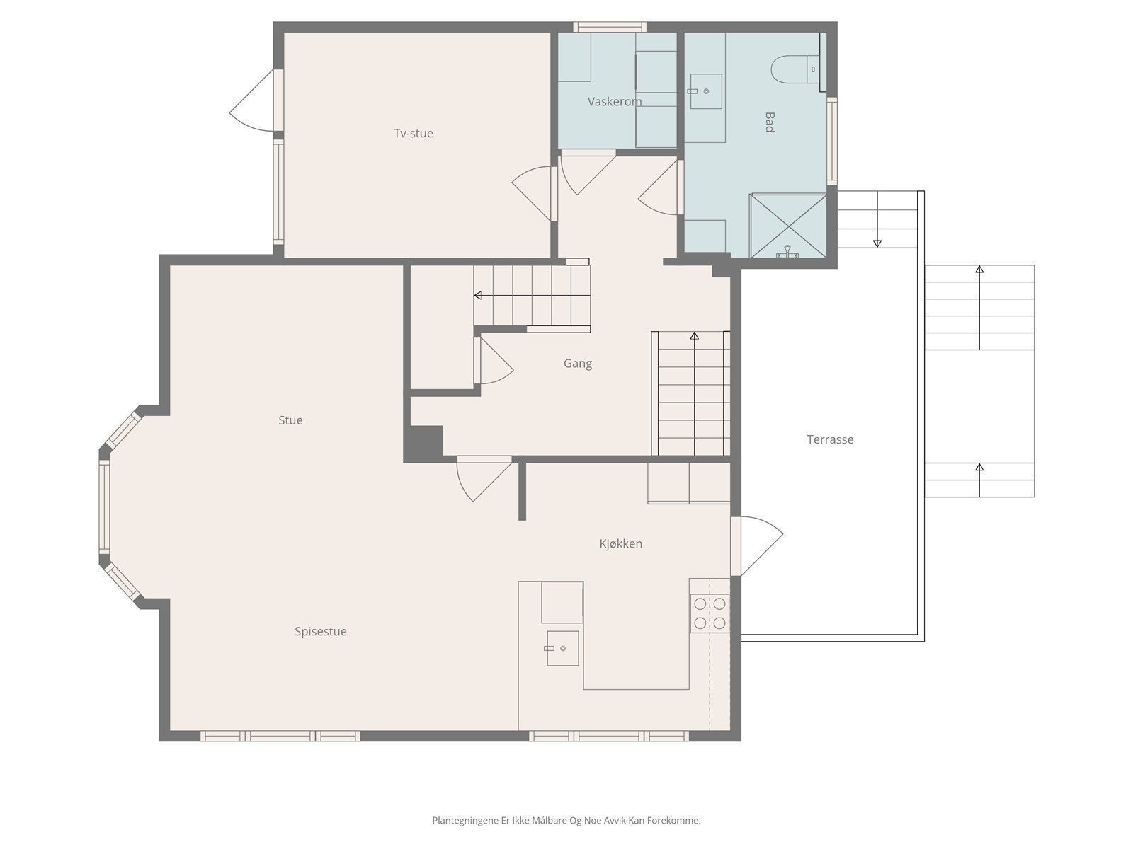 Omvisningen starter i hovedetasje Galleribilde